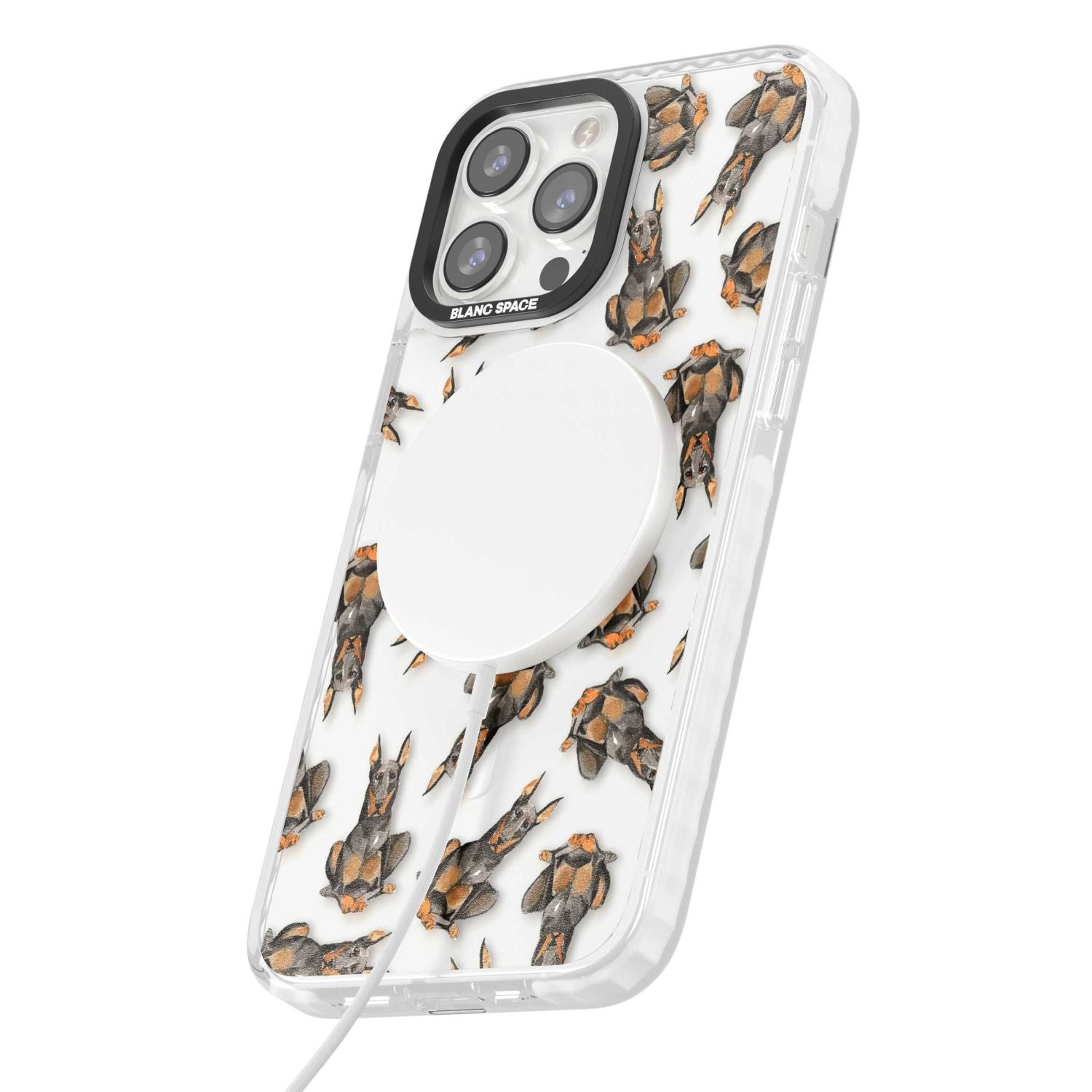 Doberman Watercolor Dog