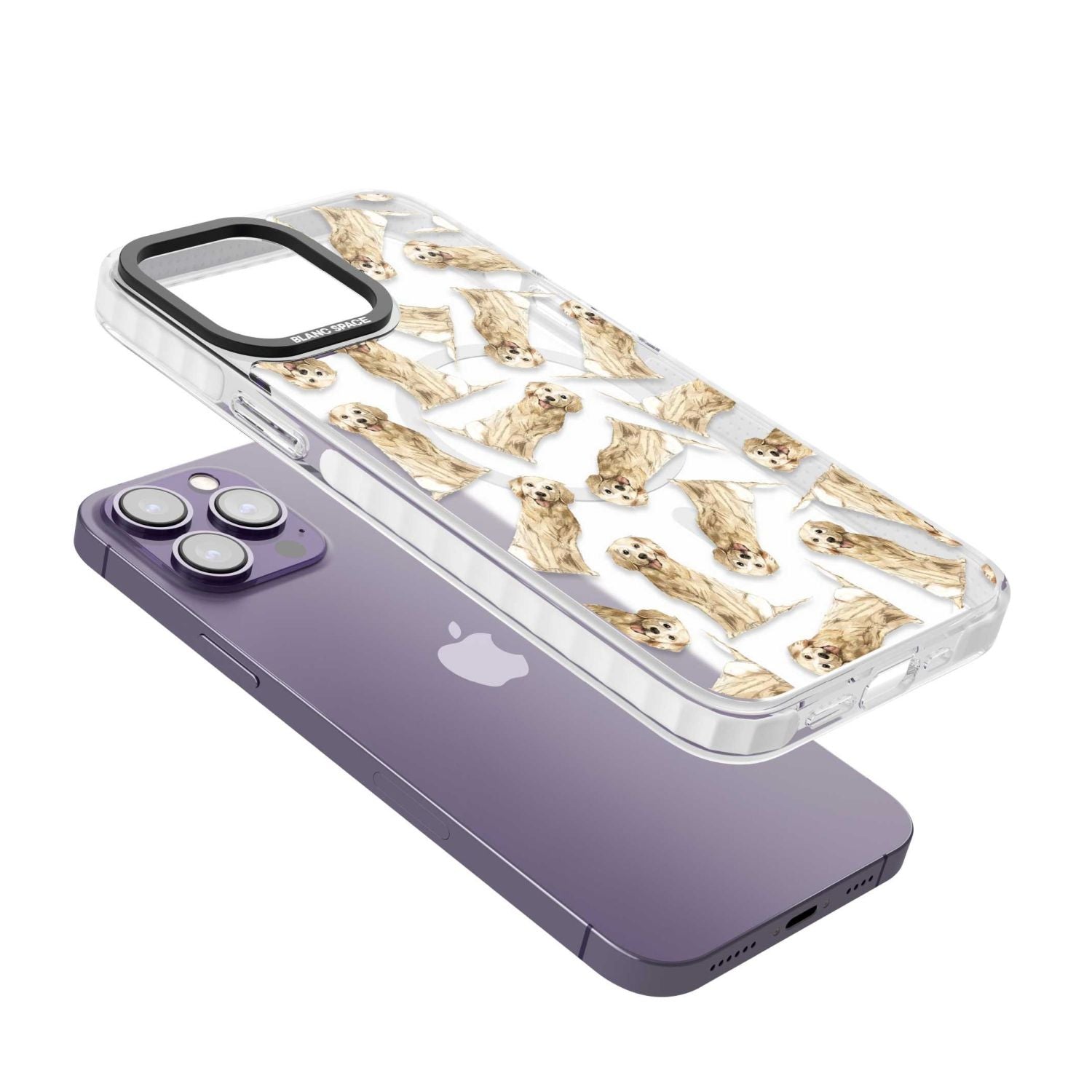 Golden Retriever Watercolor Pattern