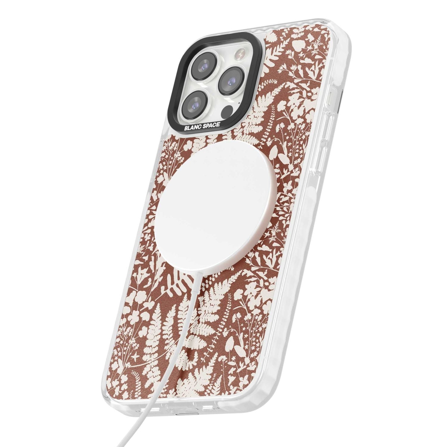 Wildflowers And Ferns On Terracotta