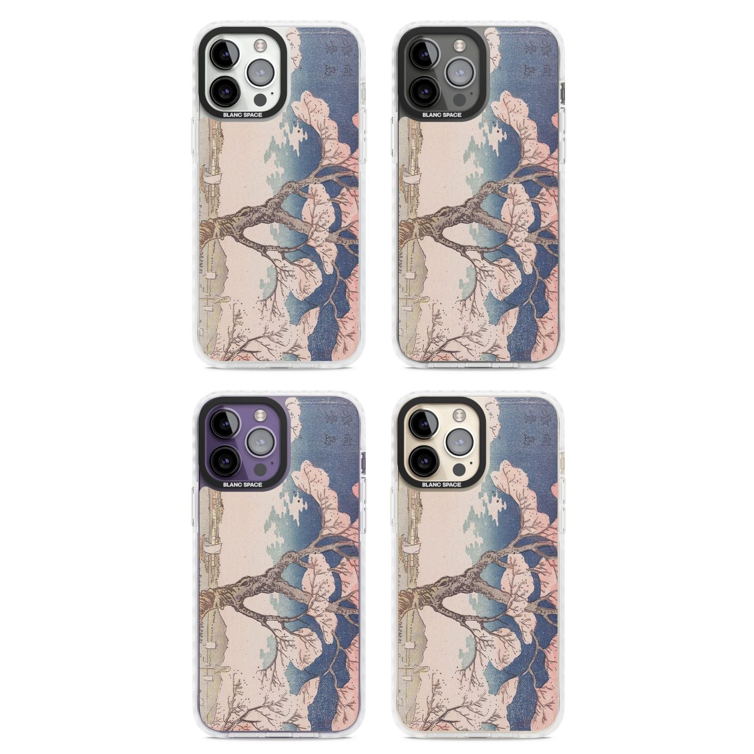 Vintage Japanese Illustrations Cherry Tree