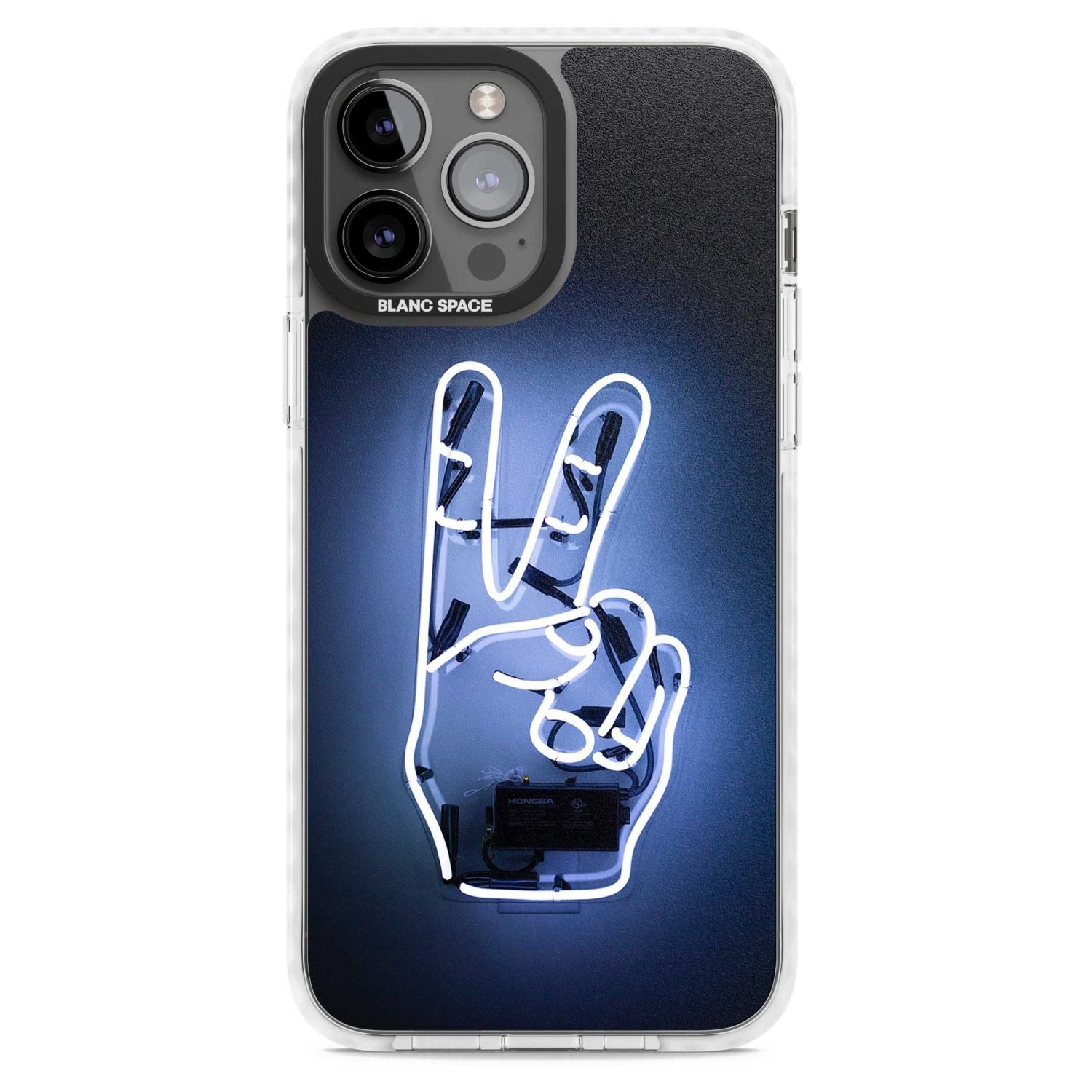 Neon Peace Sign