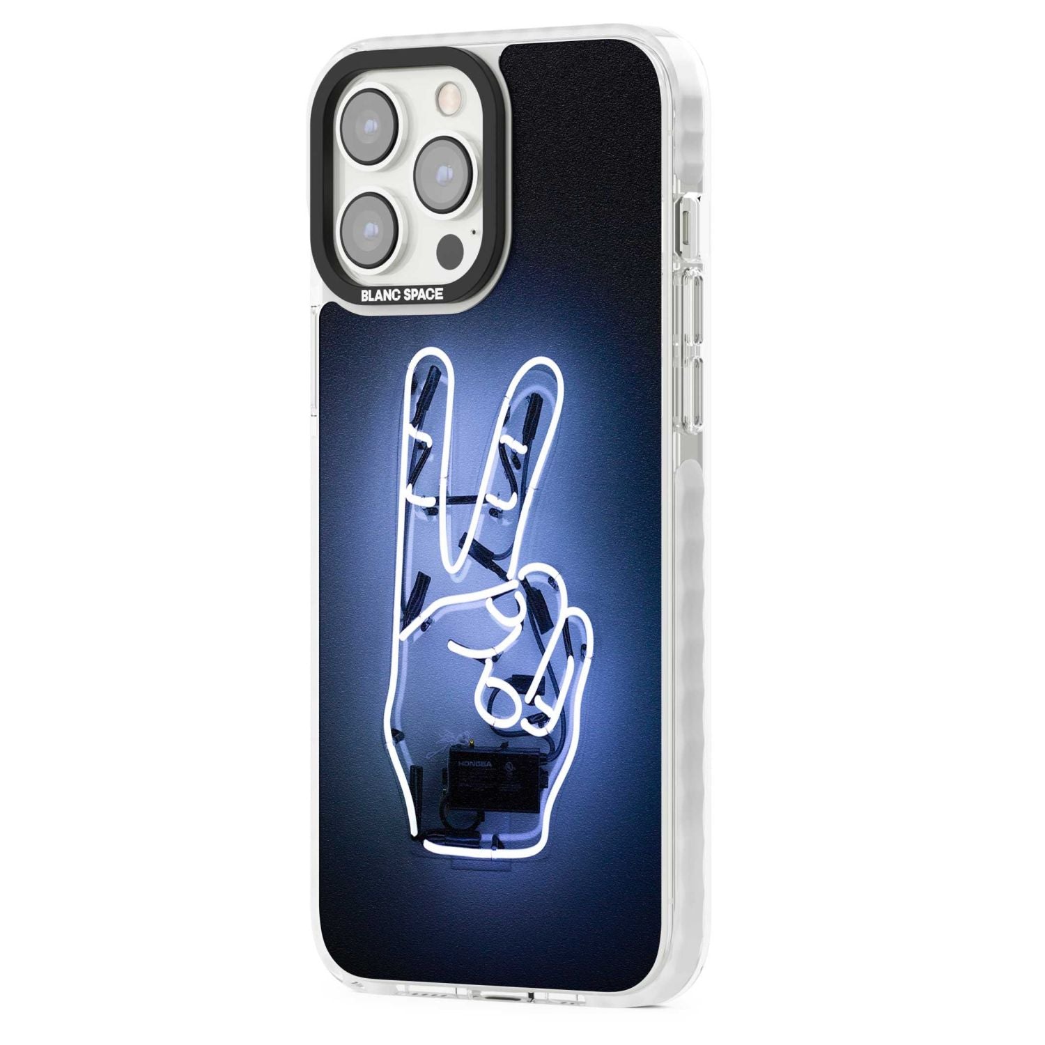 Neon Peace Sign
