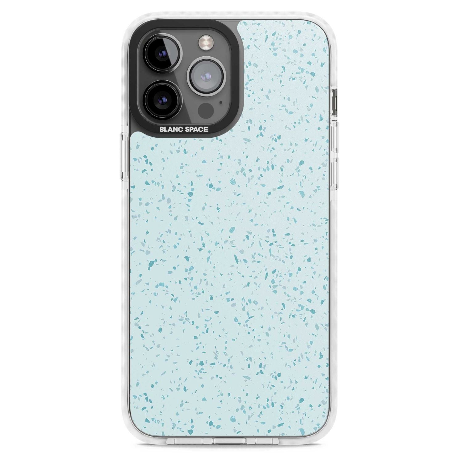 Light Blue Terrazzo Pattern