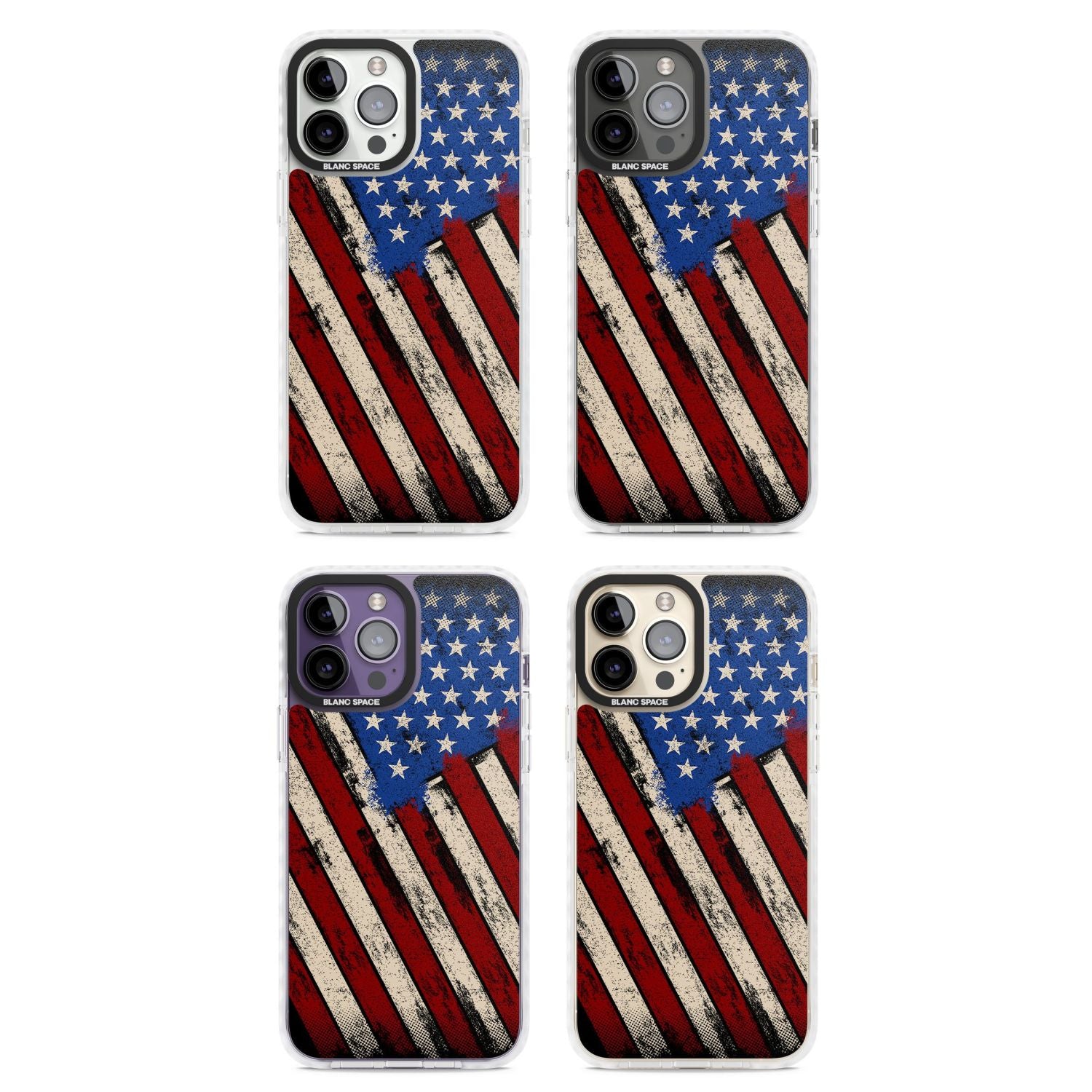 Distressed Us Flag
