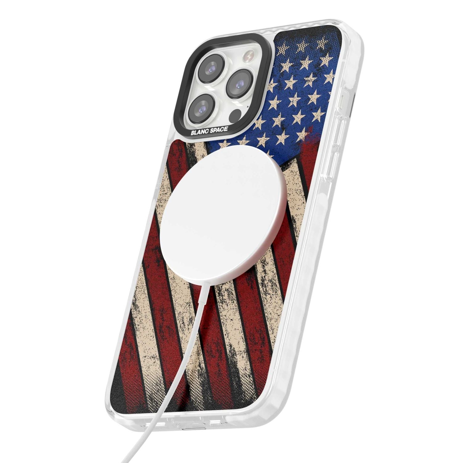 Distressed Us Flag