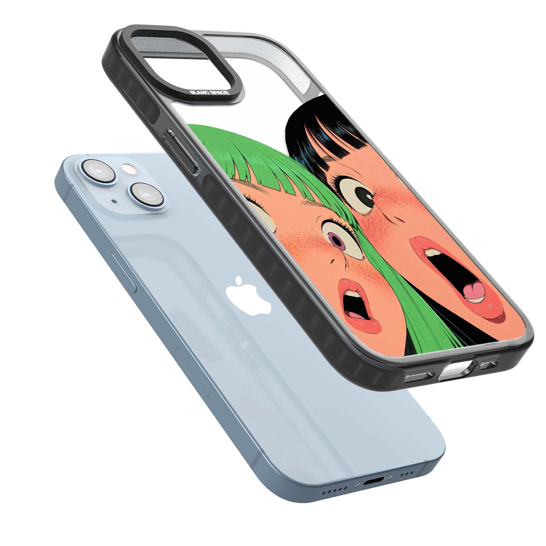 Gasp for her iPhone case | Black Impact case for iPhone 13, iPhone 14, iPhone 15
