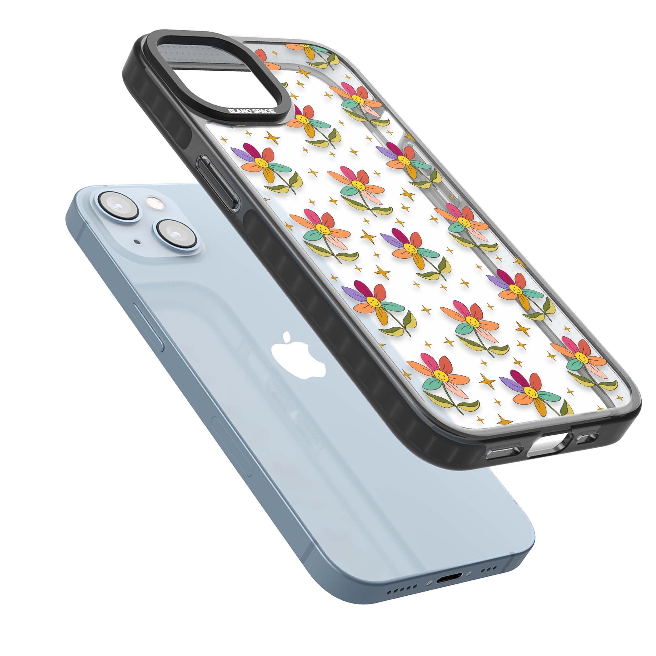 Elevate Your Phone'S Style With This Boho Celestial Sun & Eye Phone Case, Featuring A Mystical Blend Of Suns, All-Seeing Eyes, Butterflies, Stars, And