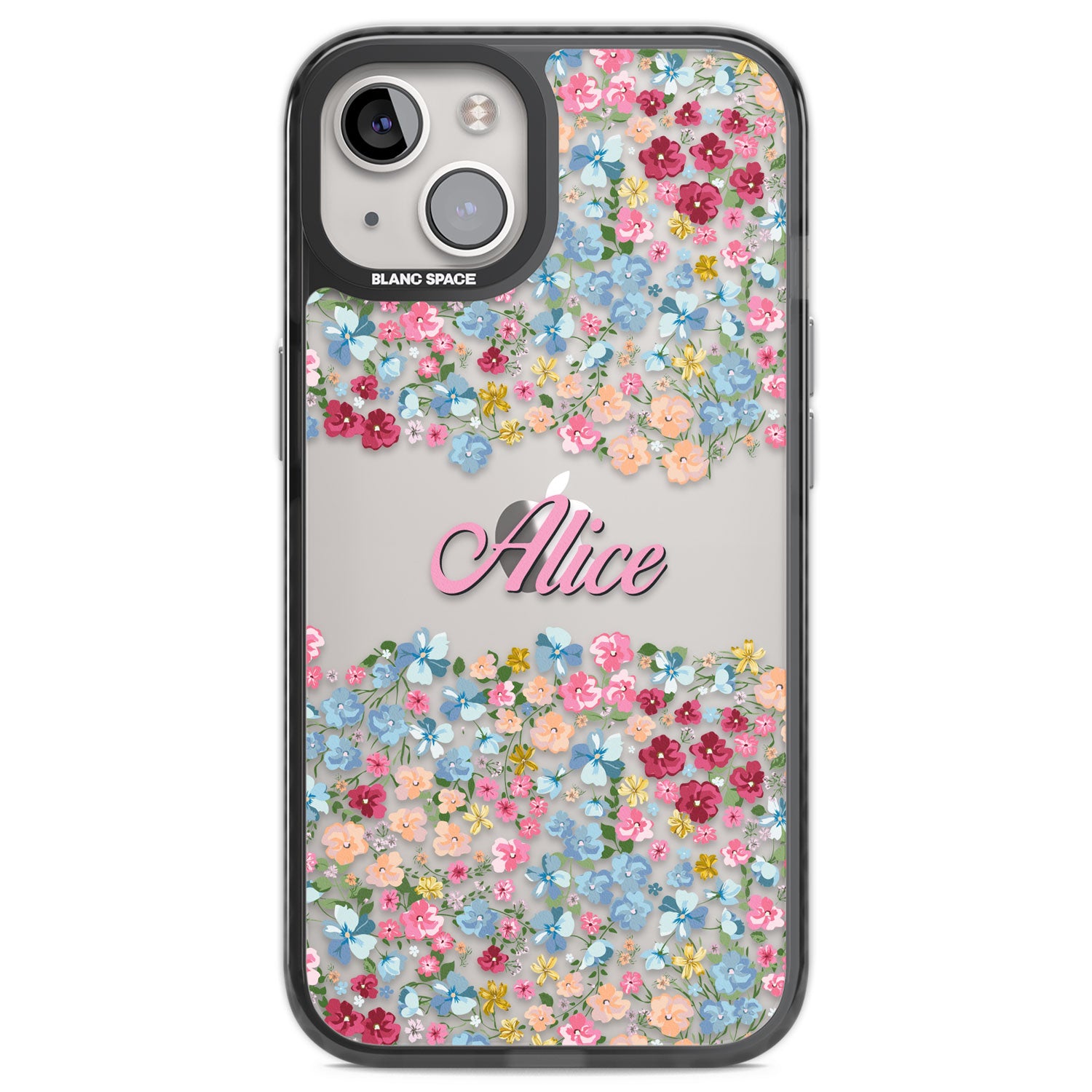 Personalised Venetian Meadow Black Impact Phone Case for iPhone 13, iPhone 14, iPhone 15