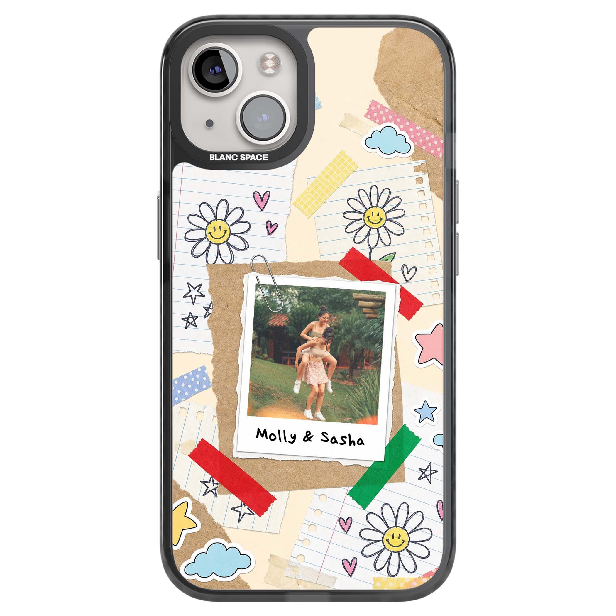 Scrapbook Photo coquette iPhone case | Black Impact Magsafe case for iPhone 13, iPhone 14, iPhone 15