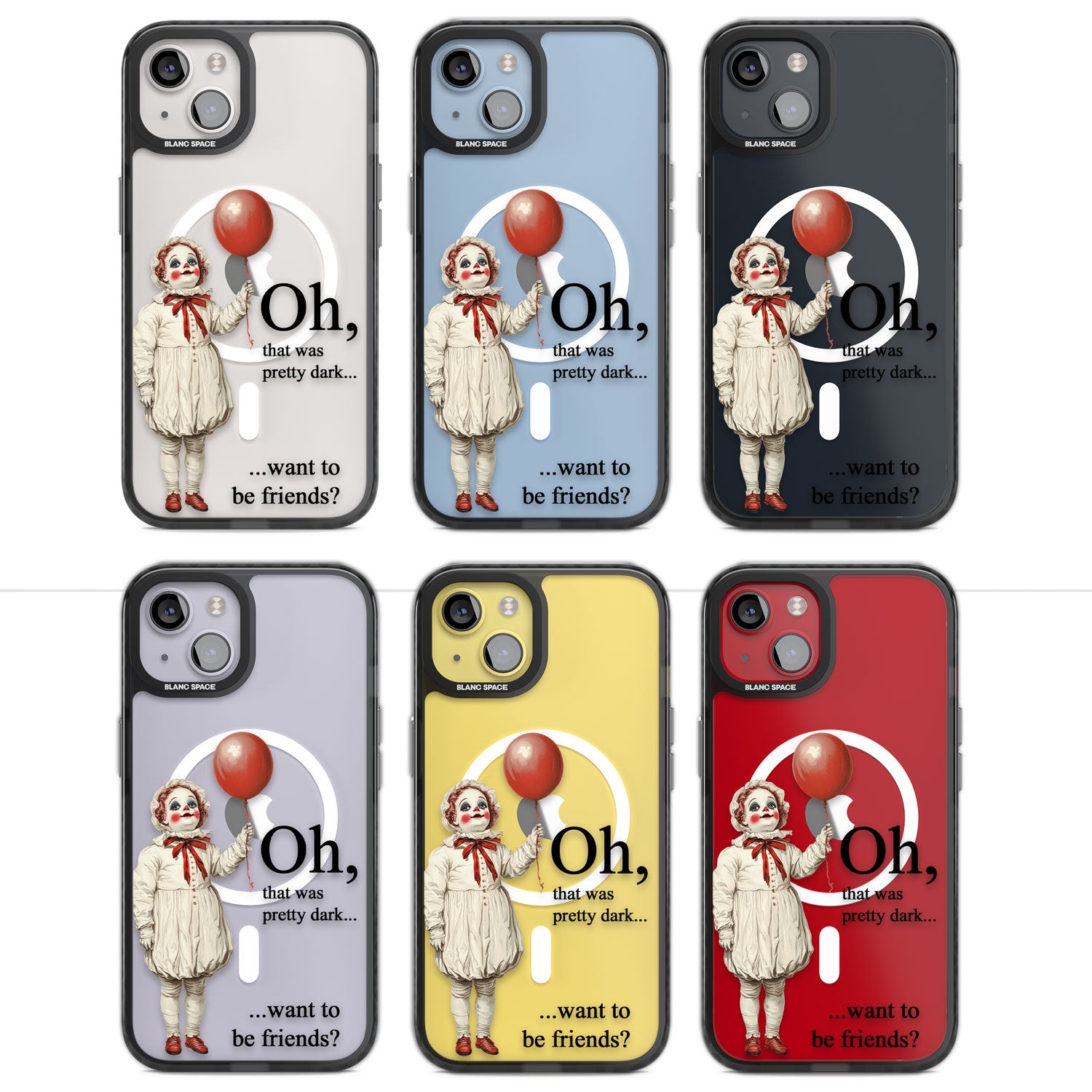 Want to be Friends? Magsafe Black Impact Phone Case for iPhone 13, iPhone 14, iPhone 15