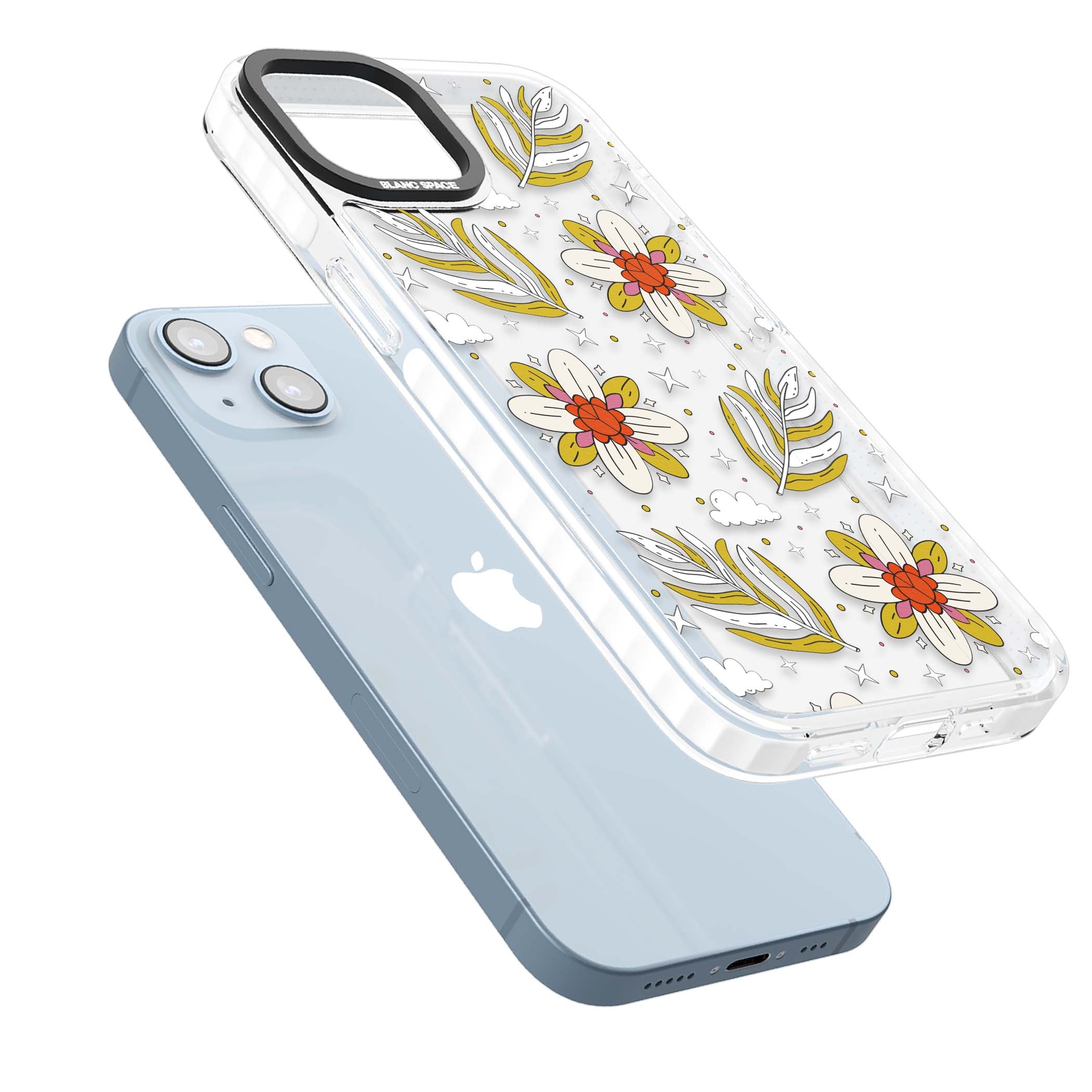 Elevate Your Phone'S Style With This Boho Celestial Sun & Eye Phone Case, Featuring A Mystical Blend Of Suns, All-Seeing Eyes, Butterflies, Stars, And
