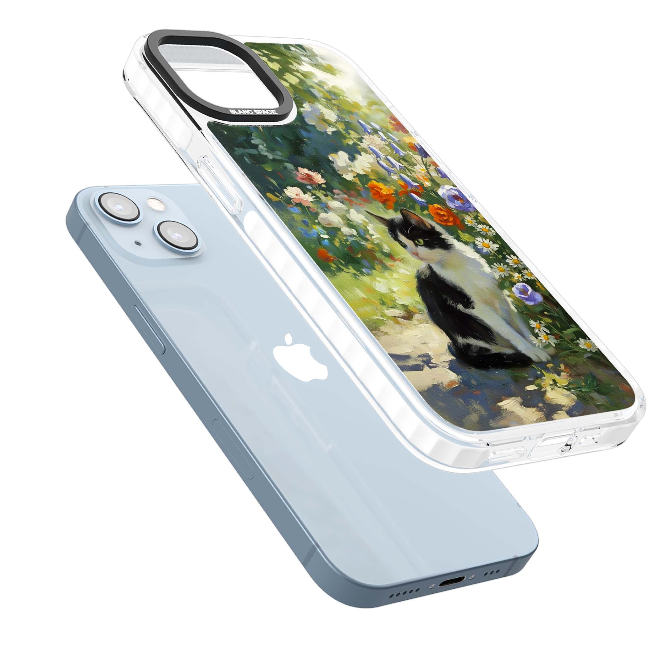 Cat In The Meadow for her iPhone case | Clear Impact case for iPhone 13, iPhone 14, iPhone 15