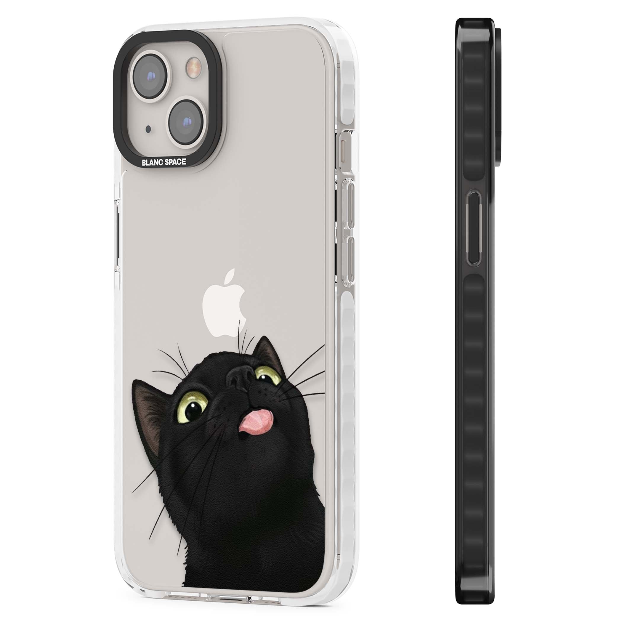 Black Cat Energy for her iPhone case | Clear Impact case for iPhone 13, iPhone 14, iPhone 15