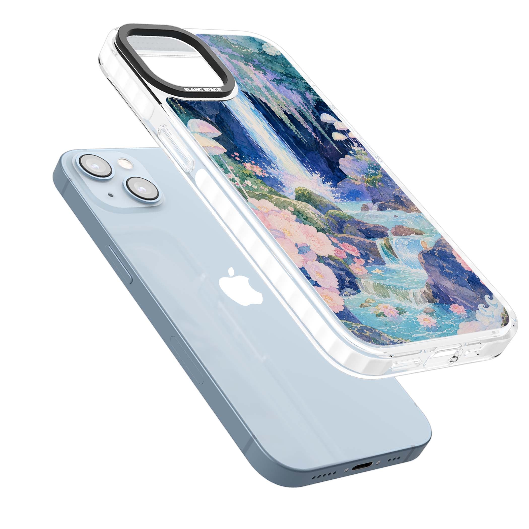 Mystic Waterfall art iPhone case | Impact Magsafe case for iPhone 13, iPhone 14, iPhone 15