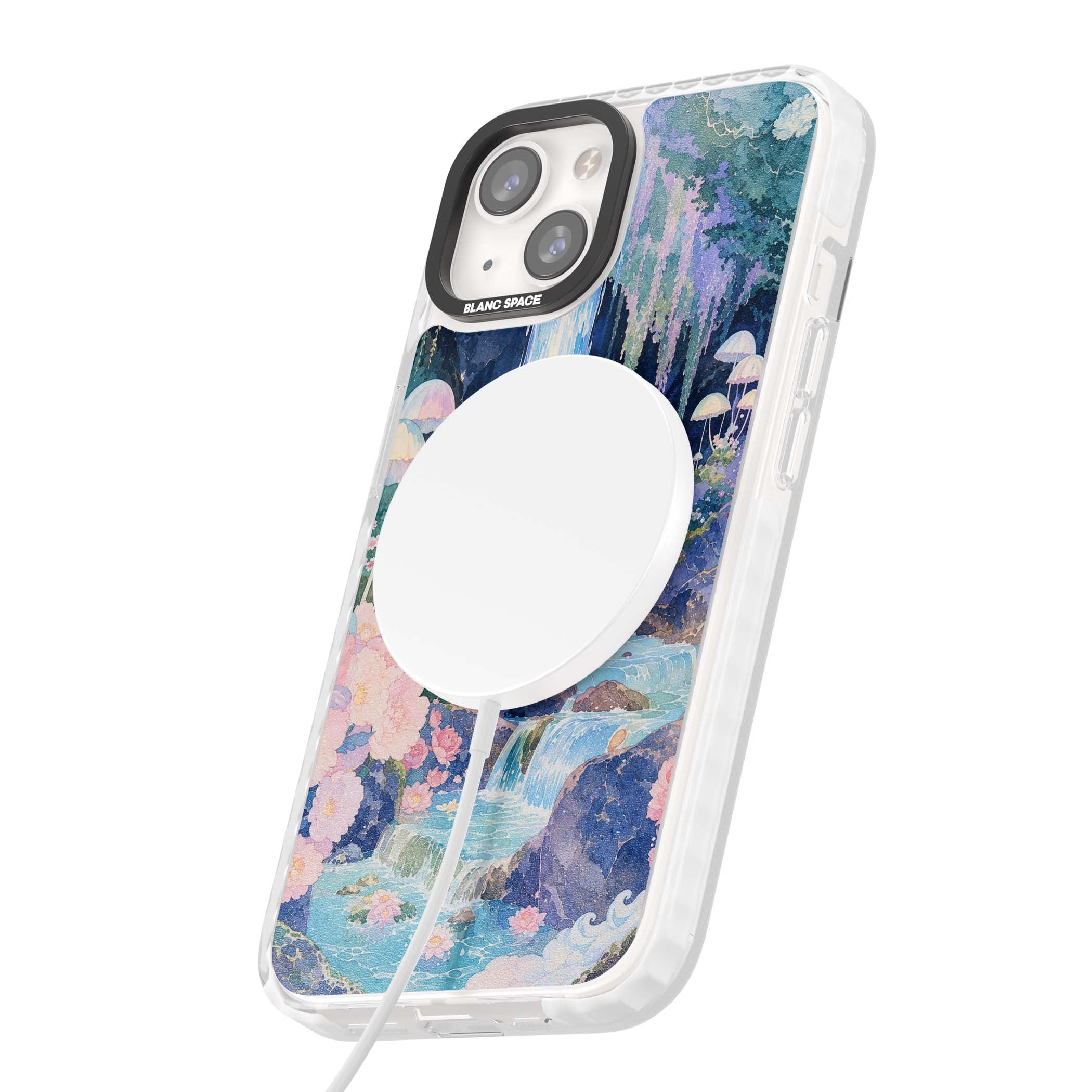 Mystic Waterfall art iPhone case | Impact Magsafe case for iPhone 13, iPhone 14, iPhone 15