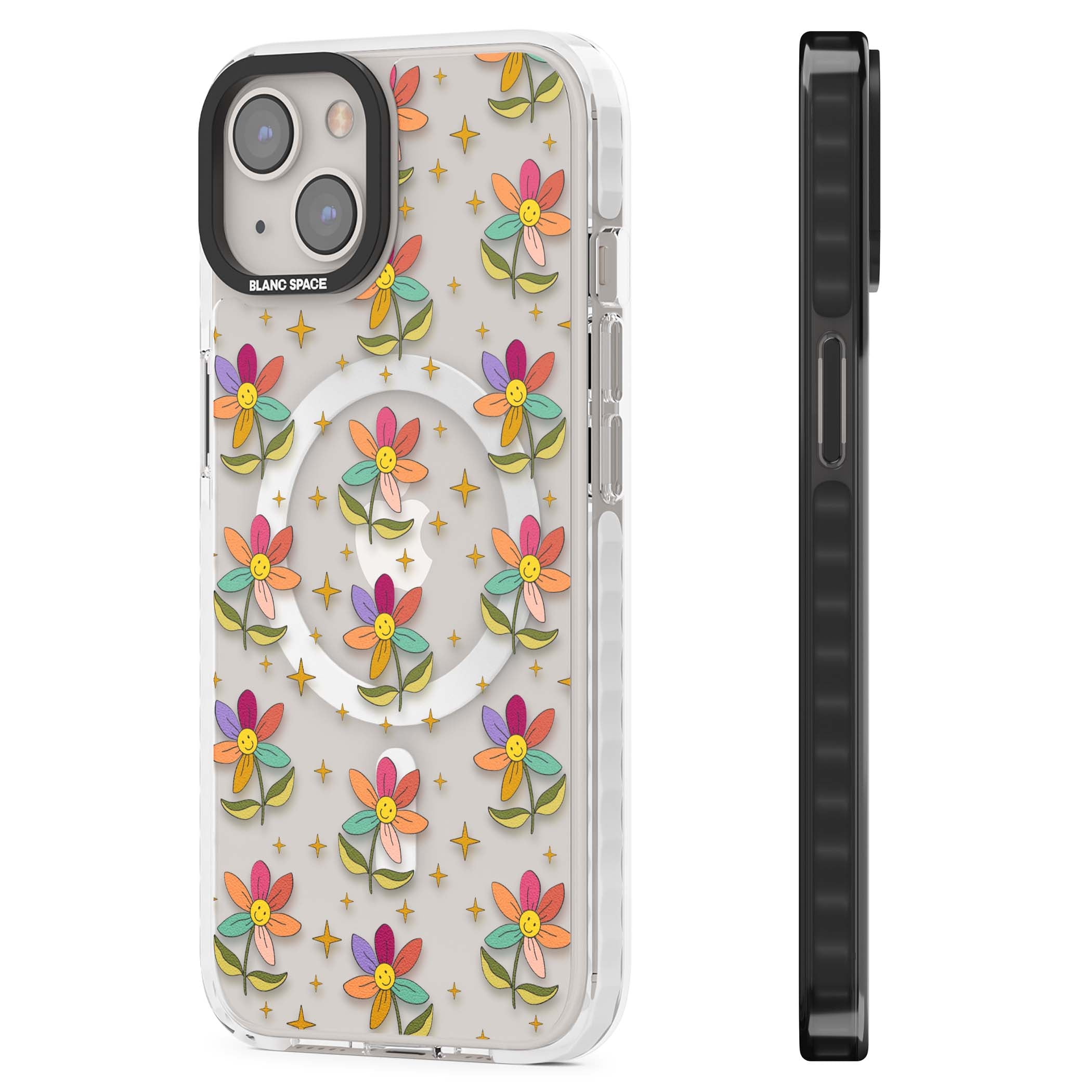 Elevate Your Phone'S Style With This Boho Celestial Sun & Eye Phone Case, Featuring A Mystical Blend Of Suns, All-Seeing Eyes, Butterflies, Stars, And