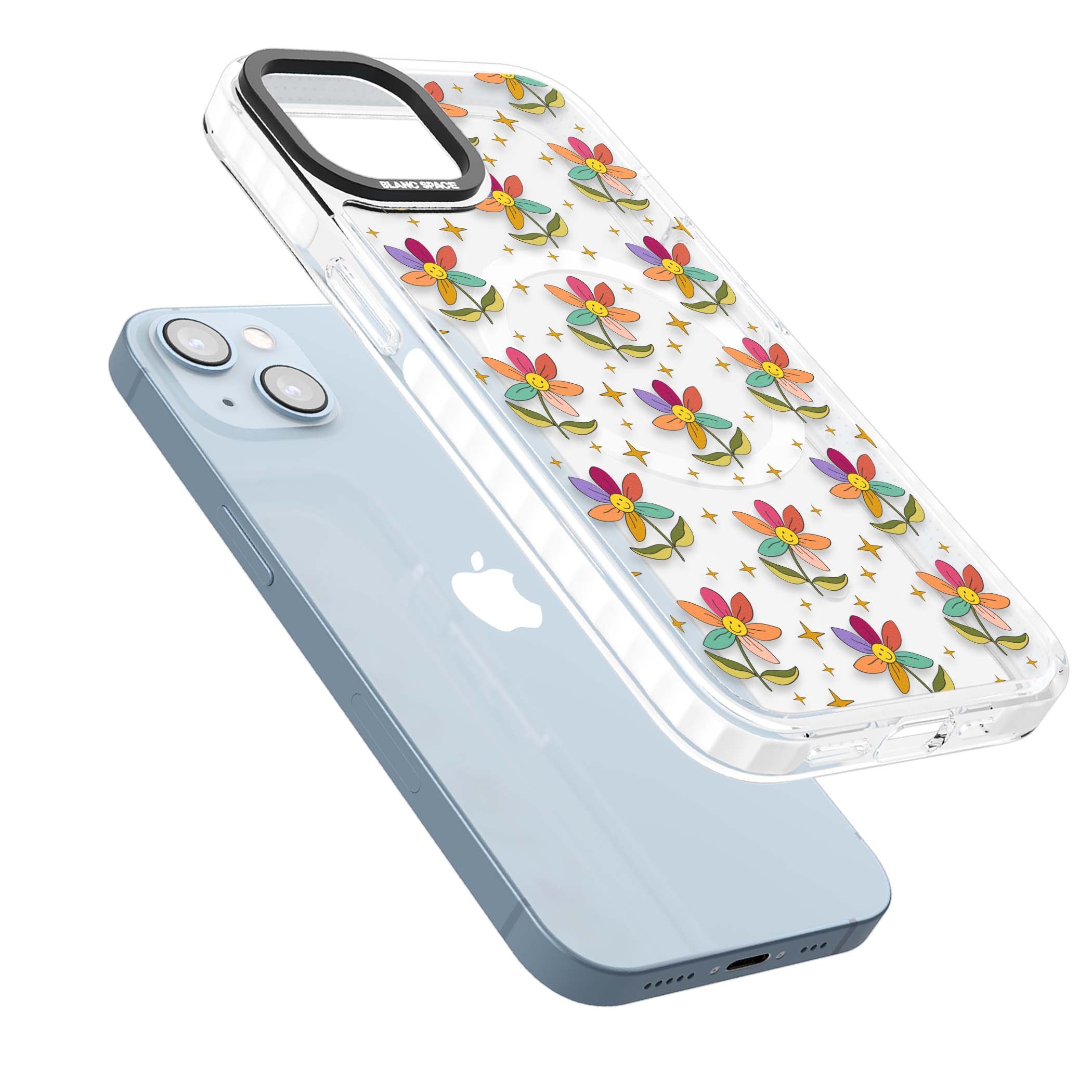 Elevate Your Phone'S Style With This Boho Celestial Sun & Eye Phone Case, Featuring A Mystical Blend Of Suns, All-Seeing Eyes, Butterflies, Stars, And