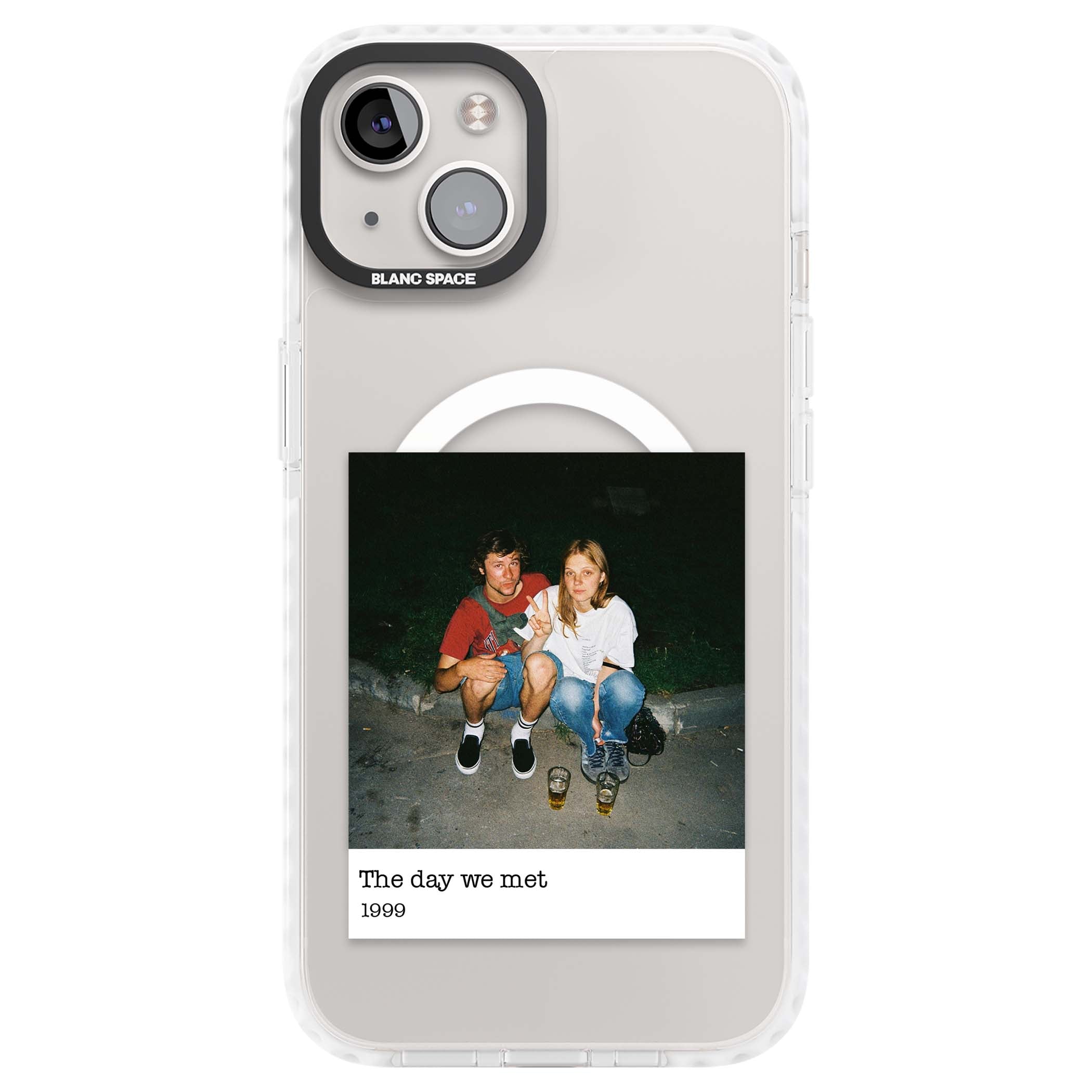 Photo Memory minimal iPhone case | Impact Magsafe case for iPhone 13, iPhone 14, iPhone 15
