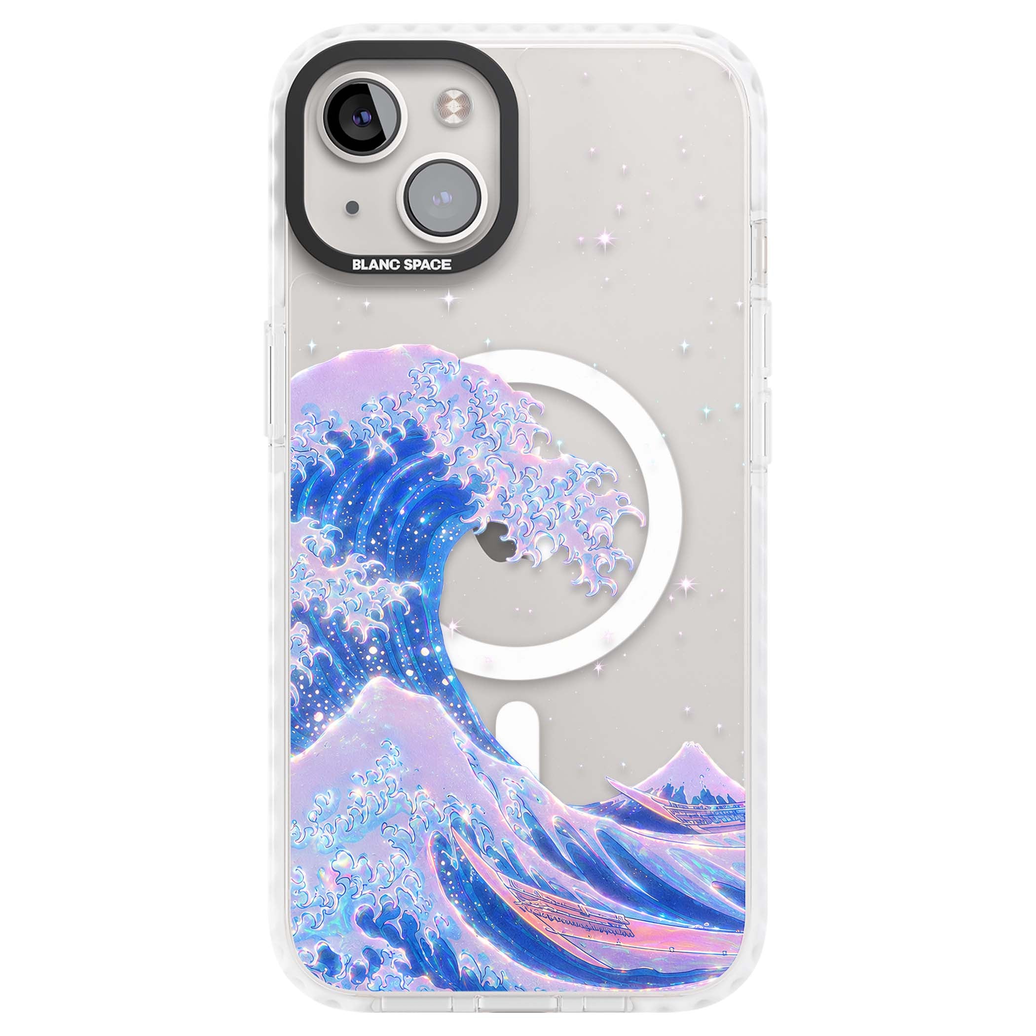 The Great Wave In Opal japanese iPhone case | Impact Magsafe case for iPhone 13, iPhone 14, iPhone 15