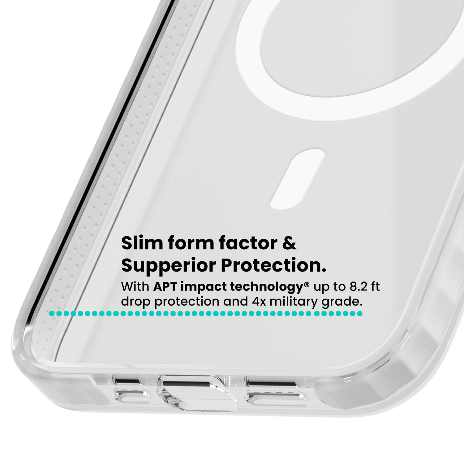 Chinoiserie Bloom vintage floral iPhone case featuring hand-painted peonies, poppies and trailing wildflowers on clear... | Impact Magsafe case for iPhone 13, iPhone 14, iPhone 15