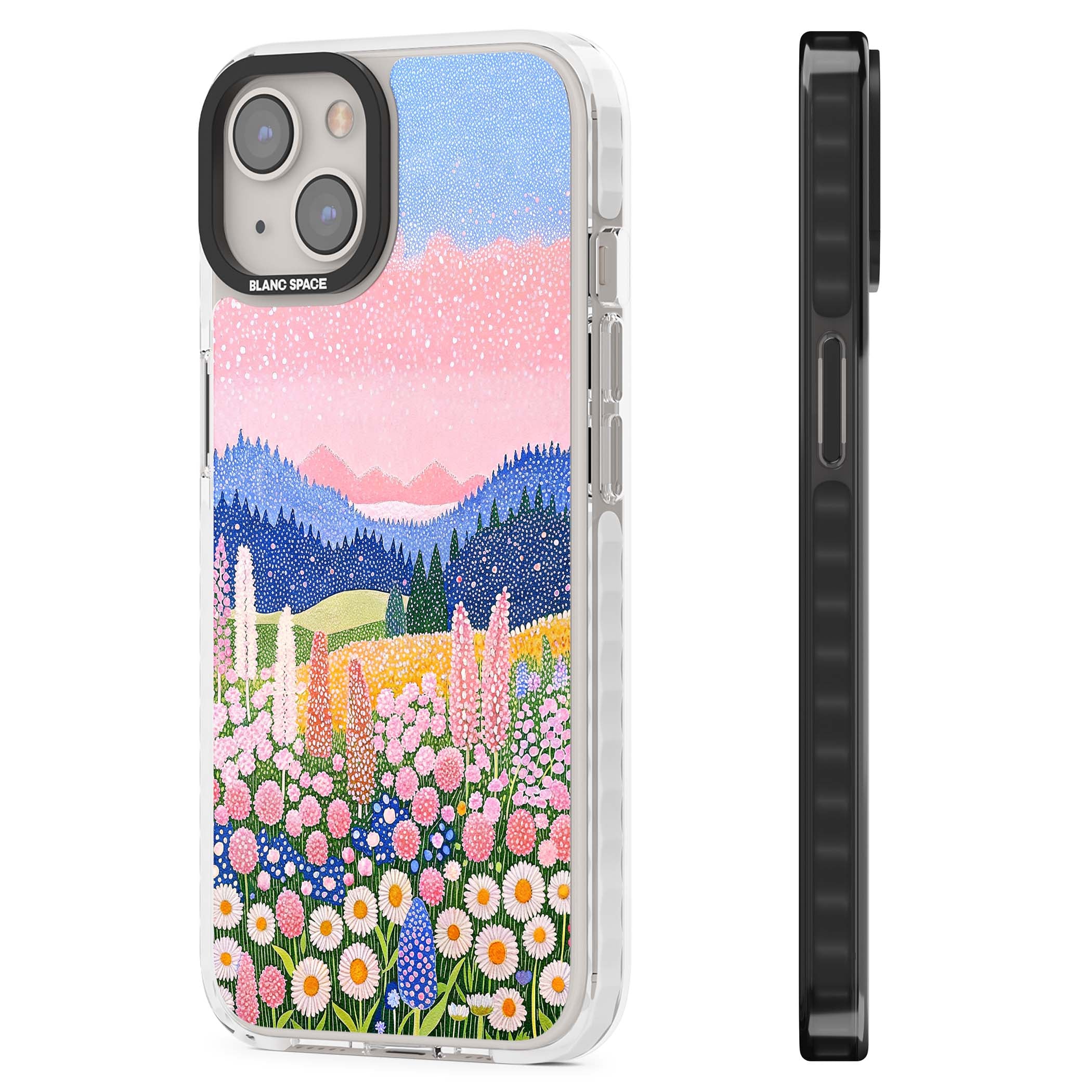 Valley Horizon cottagecore iPhone case | Clear Impact case for iPhone 13, iPhone 14, iPhone 15