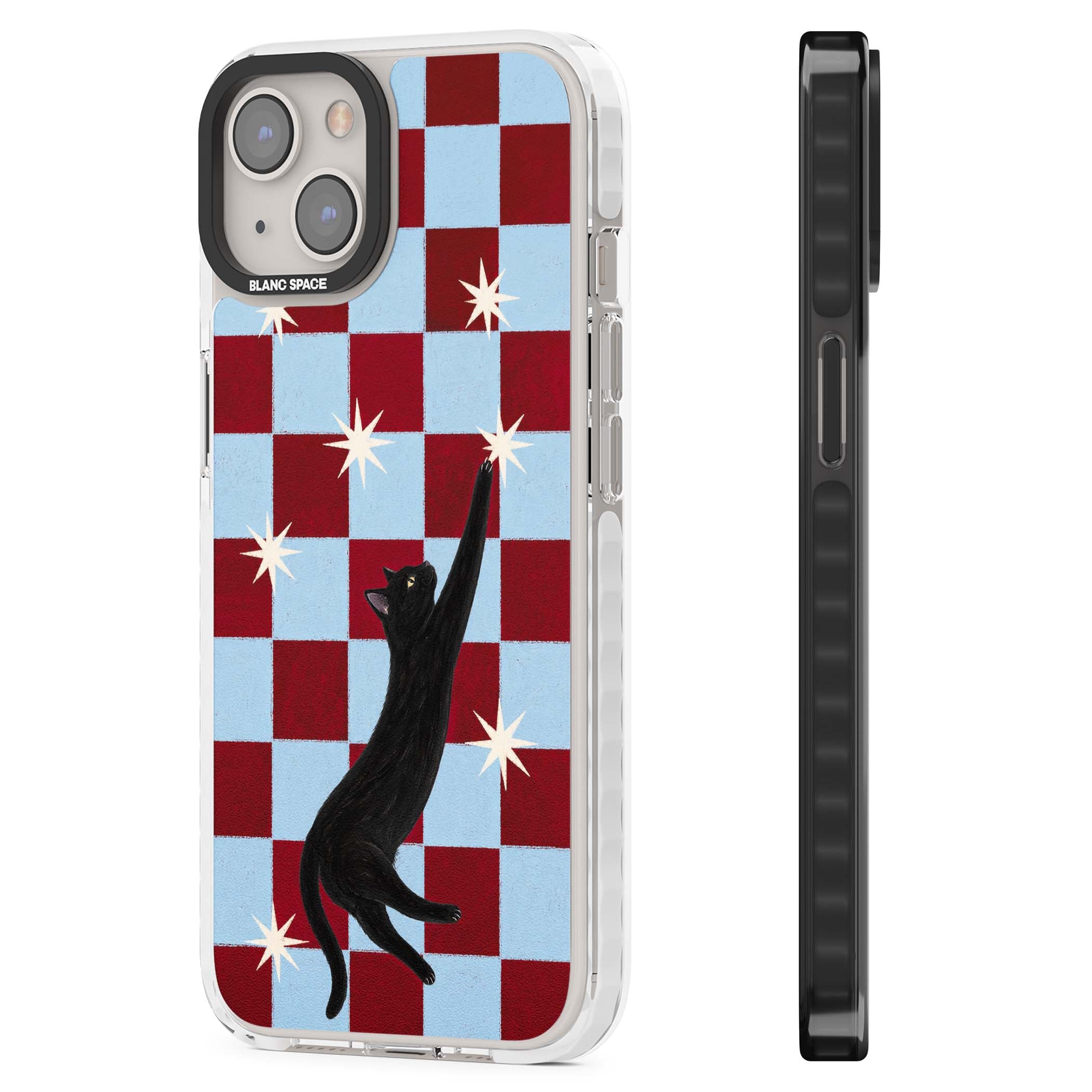 Starlit Kitty animals iPhone case | Clear Impact case for iPhone 13, iPhone 14, iPhone 15