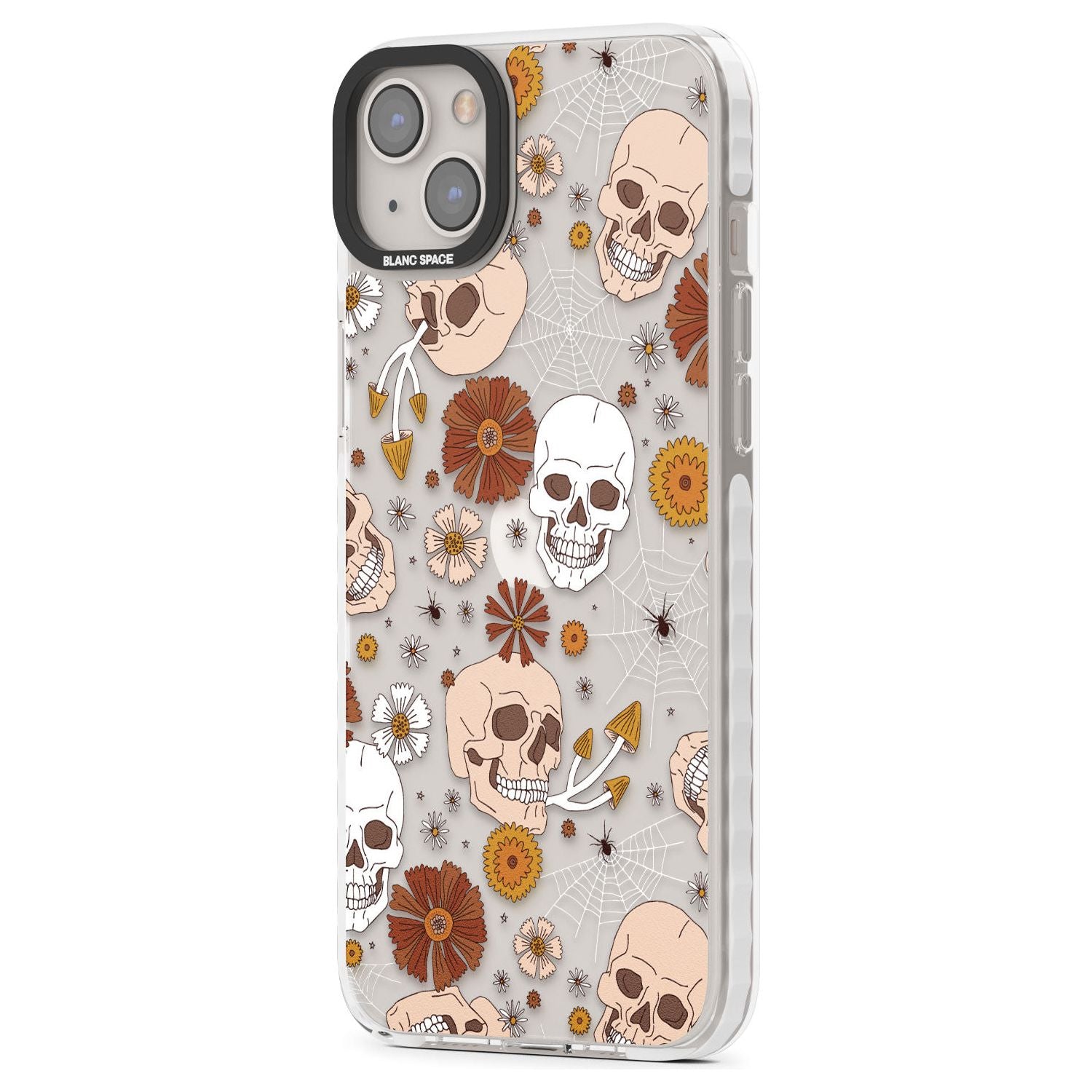 Halloween Skulls and FlowersPhone Case for iPhone 14 Plus