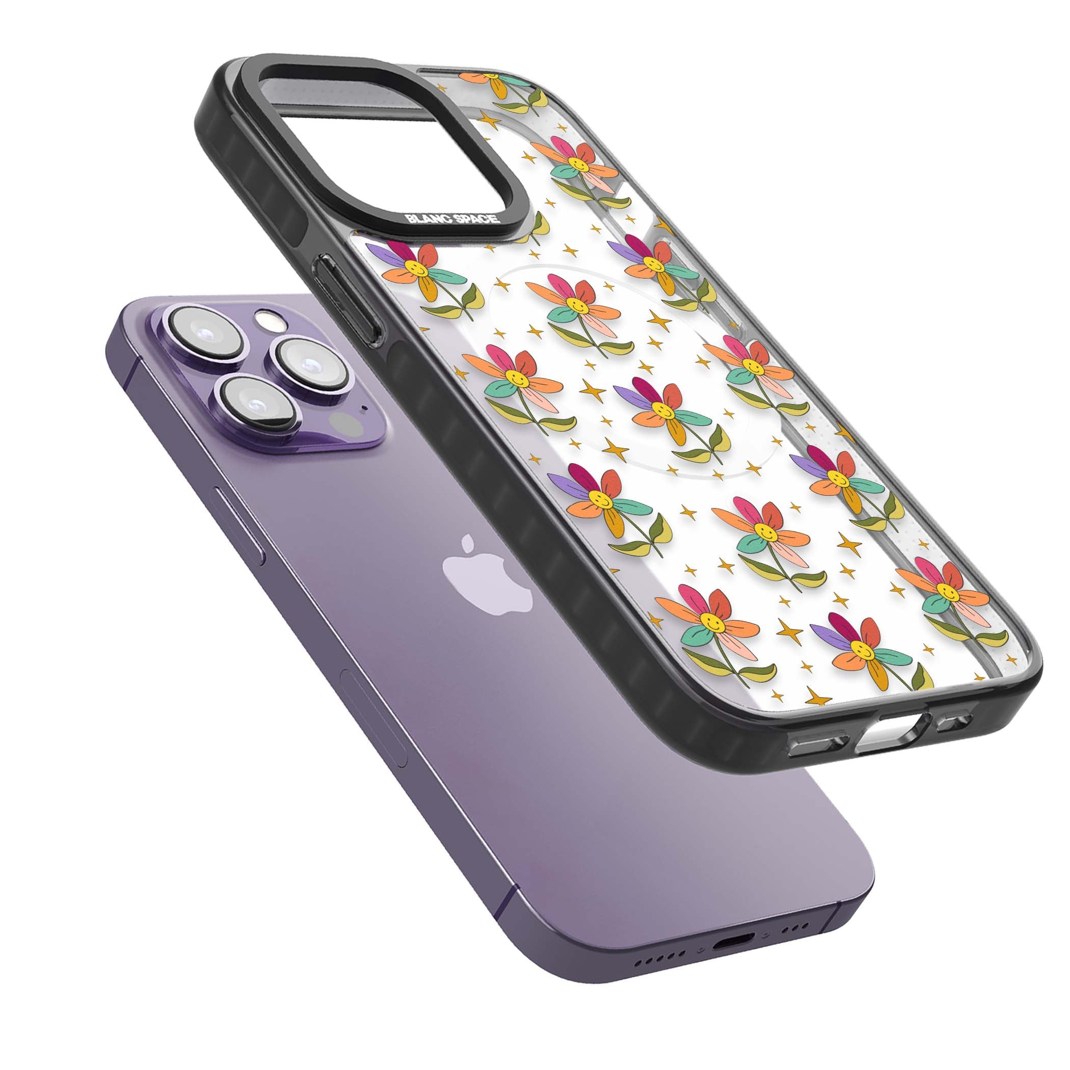 Elevate Your Phone'S Style With This Boho Celestial Sun & Eye Phone Case, Featuring A Mystical Blend Of Suns, All-Seeing Eyes, Butterflies, Stars, And