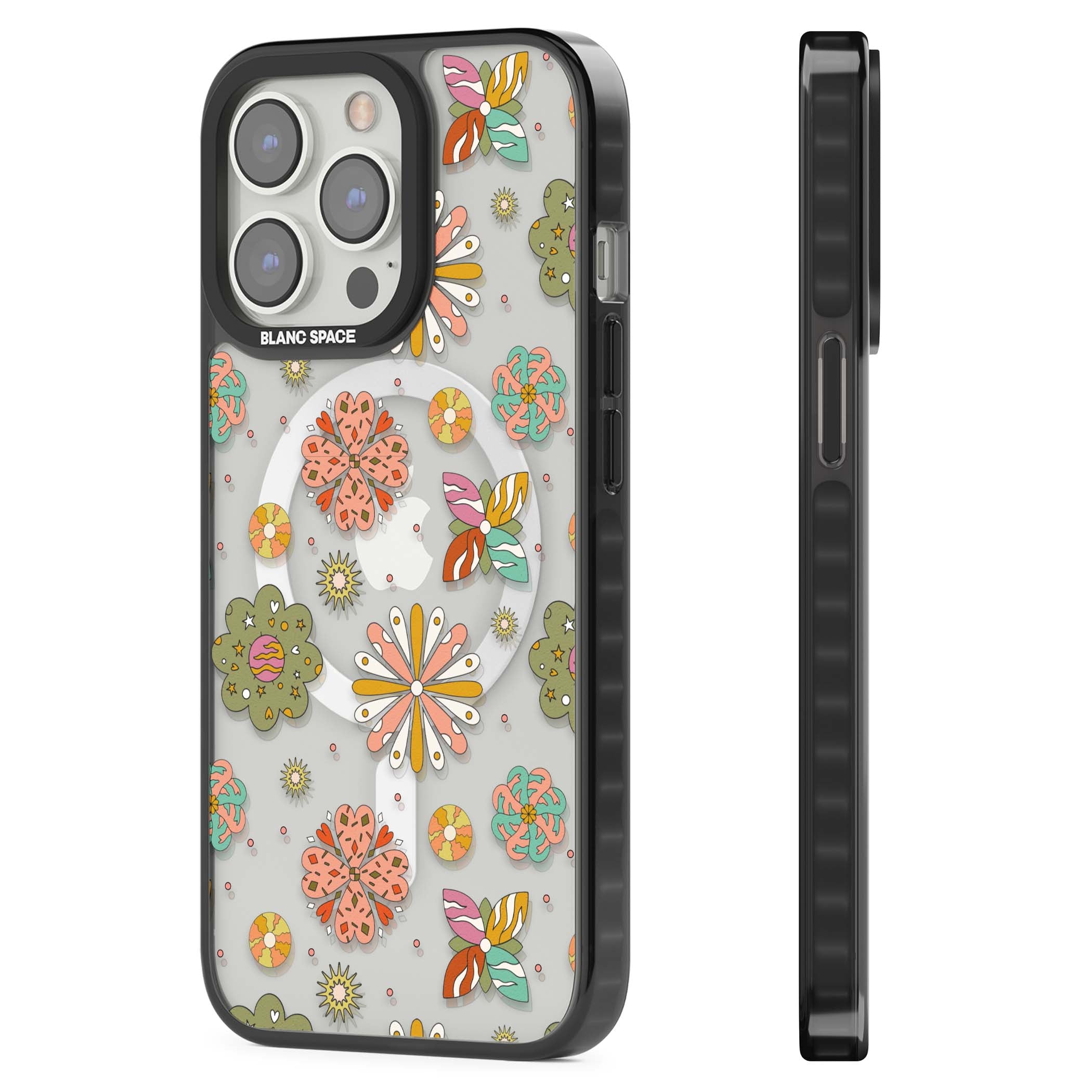 Elevate Your Phone'S Style With This Boho Celestial Sun & Eye Phone Case, Featuring A Mystical Blend Of Suns, All-Seeing Eyes, Butterflies, Stars, And