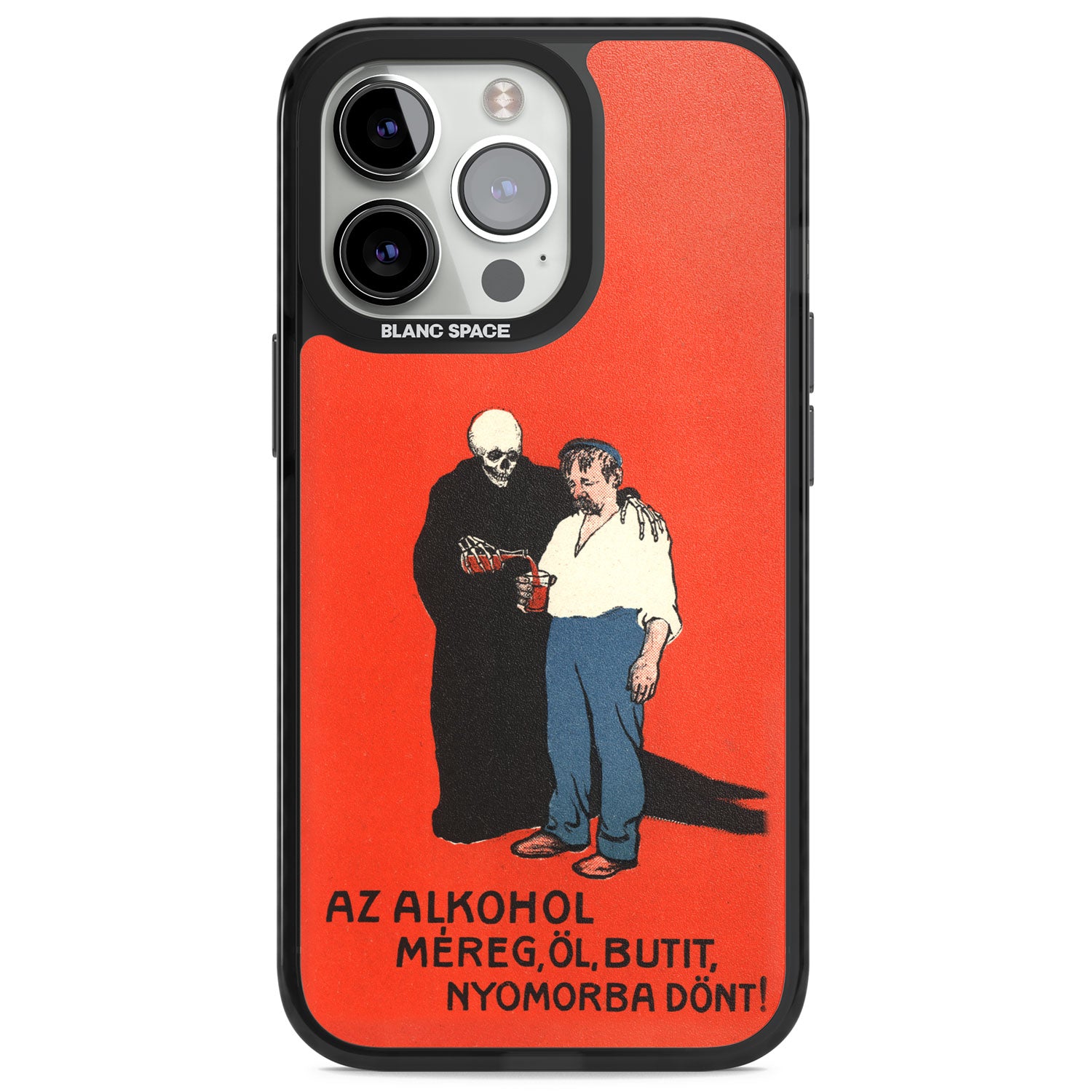 Az Alkohol Poster Magsafe Black Impact Phone Case for iPhone 13 Pro, iPhone 14 Pro, iPhone 15 Pro