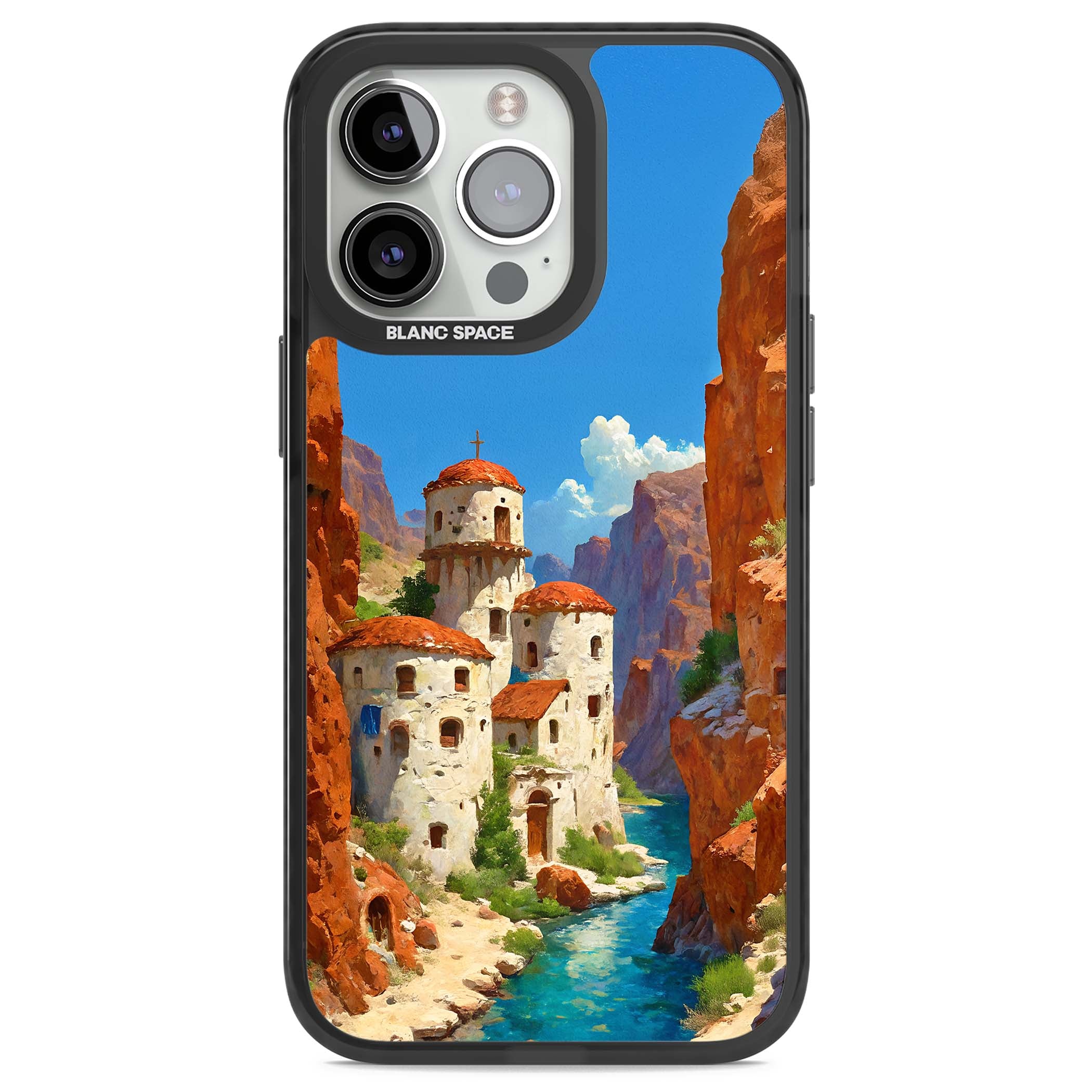 Canyon Haven for her iPhone case | Black Impact case for iPhone 13 Pro, iPhone 14 Pro, iPhone 15 Pro