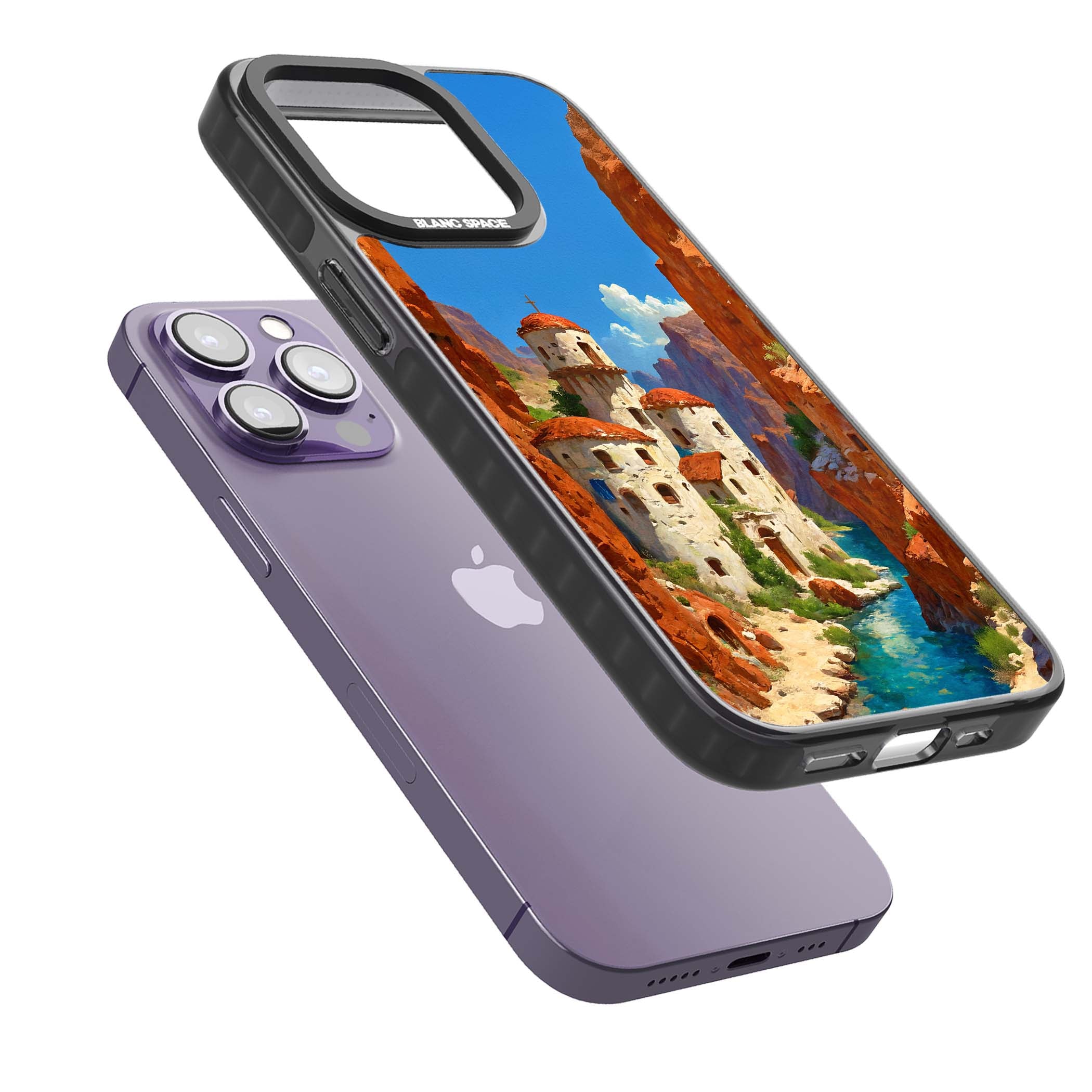 Canyon Haven for her iPhone case | Black Impact case for iPhone 13 Pro, iPhone 14 Pro, iPhone 15 Pro