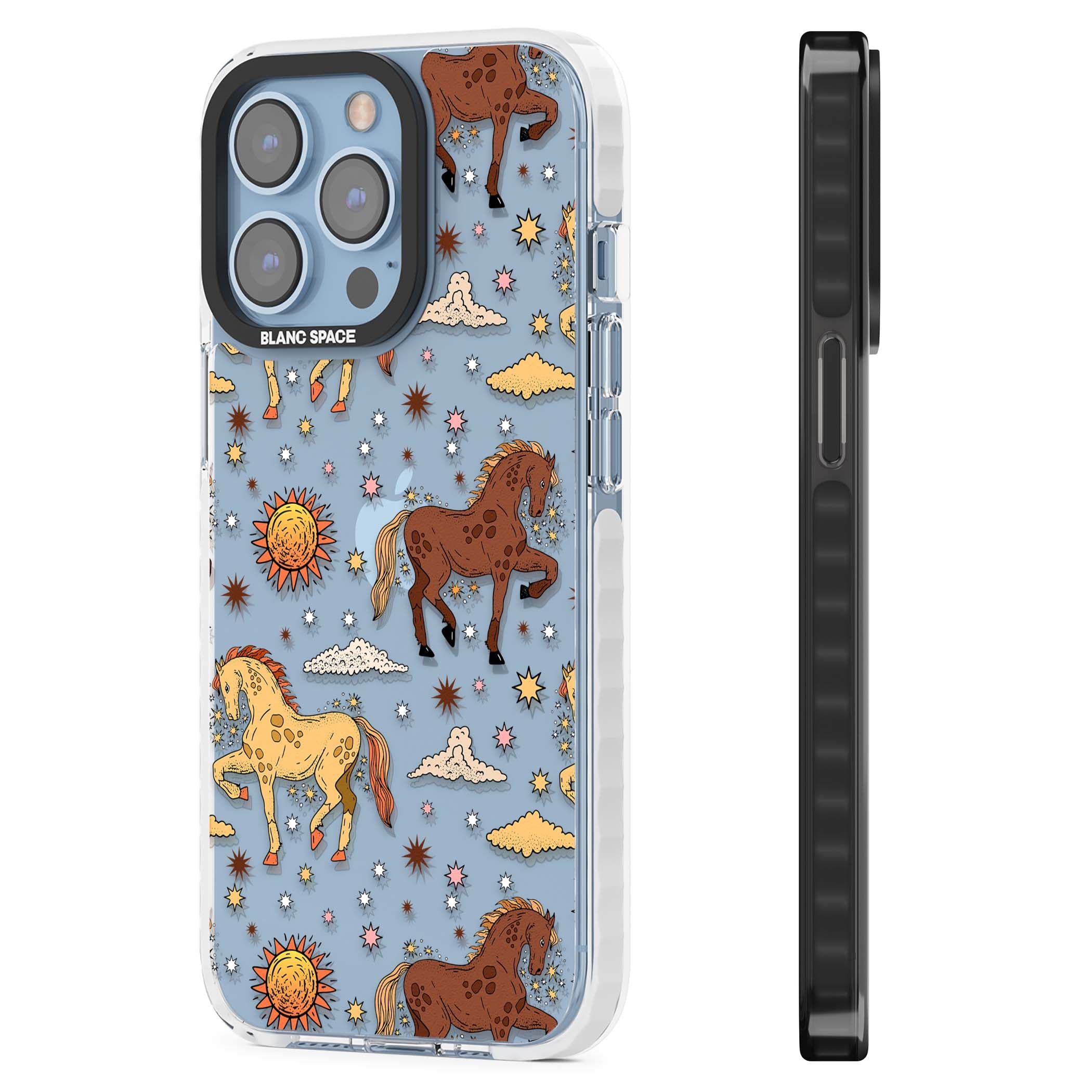Elevate Your Phone'S Style With This Boho Celestial Sun & Eye Phone Case, Featuring A Mystical Blend Of Suns, All-Seeing Eyes, Butterflies, Stars, And