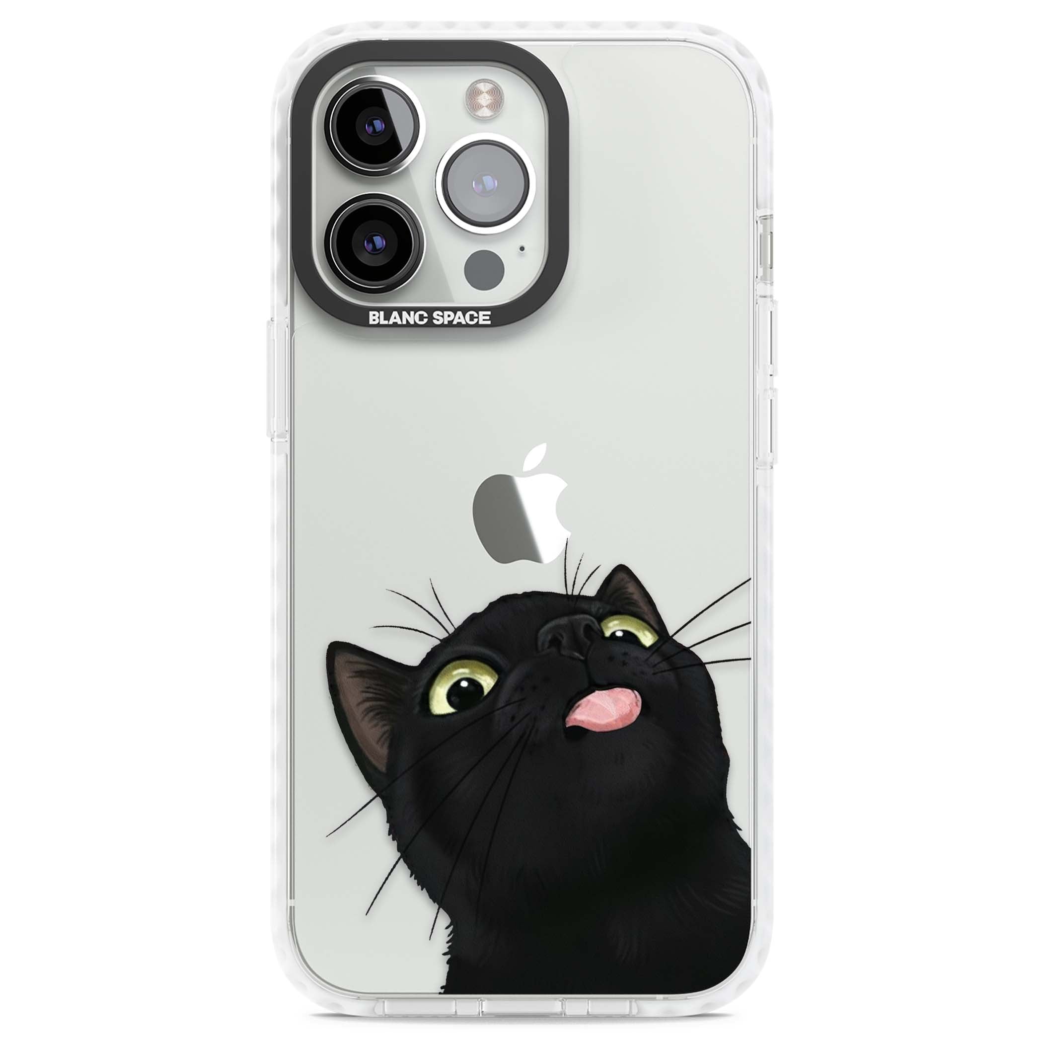 Black Cat Energy for her iPhone case | Clear Impact case for iPhone 13 Pro, iPhone 14 Pro, iPhone 15 Pro