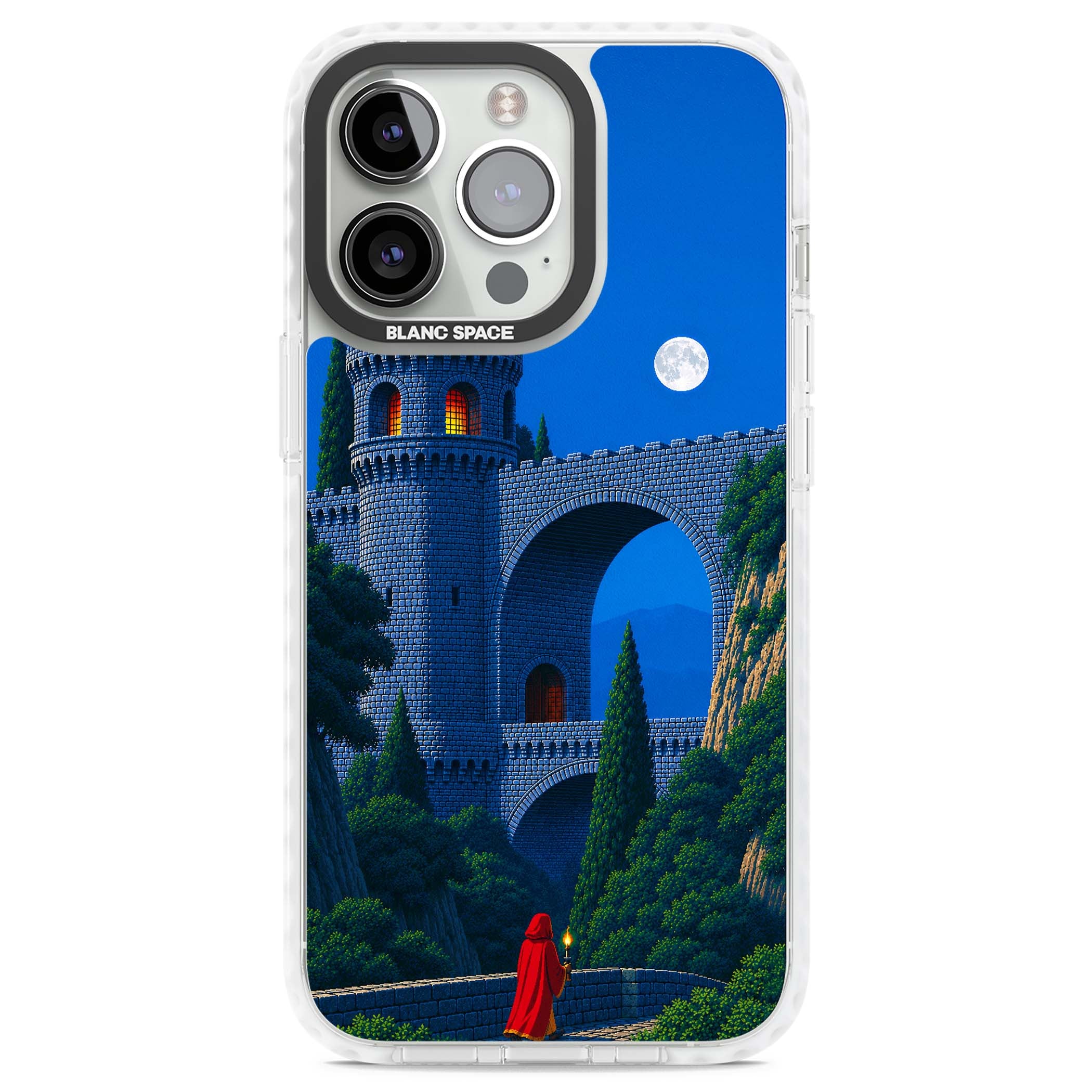 Castle Walls art iPhone case | Clear Impact case for iPhone 13 Pro, iPhone 14 Pro, iPhone 15 Pro