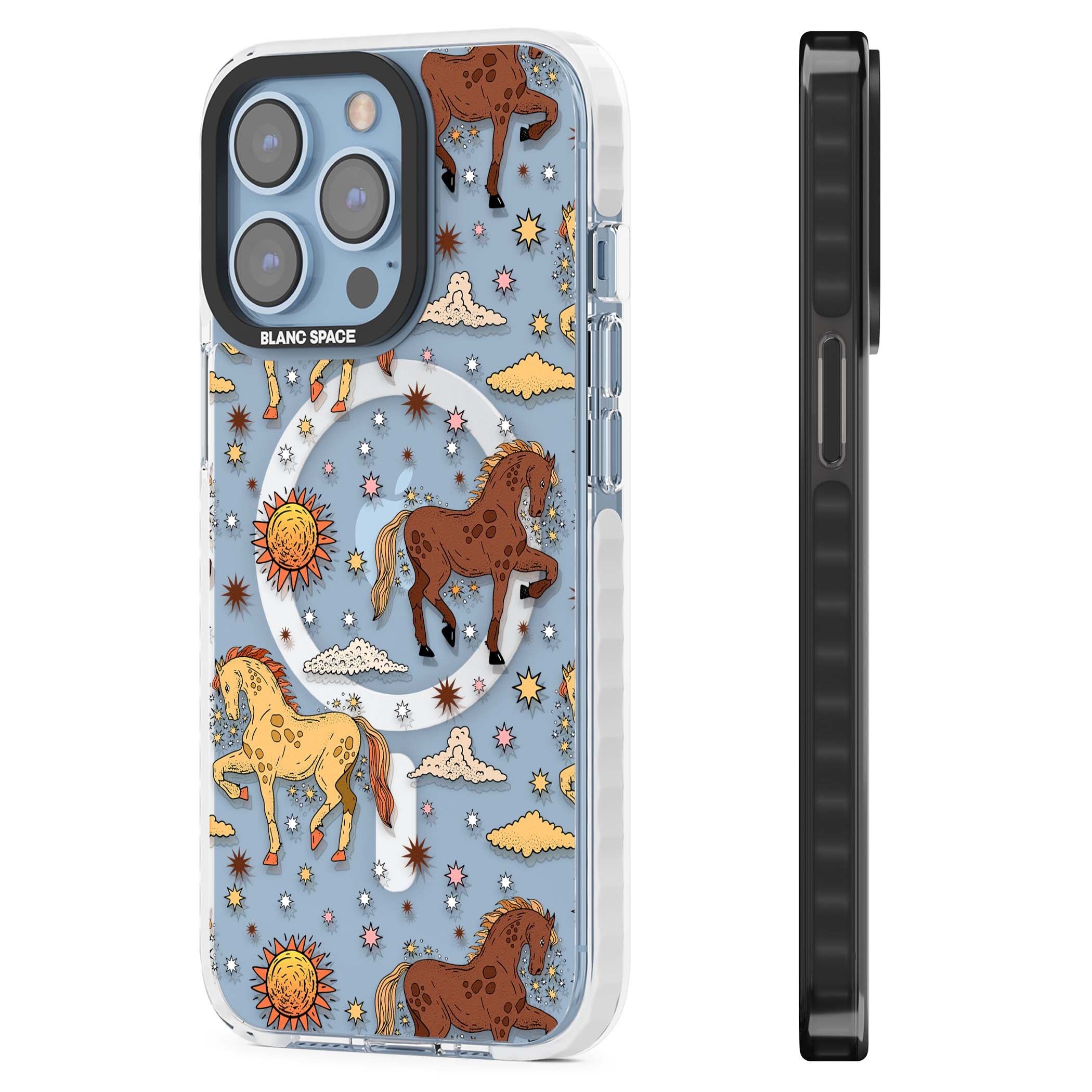 Elevate Your Phone'S Style With This Boho Celestial Sun & Eye Phone Case, Featuring A Mystical Blend Of Suns, All-Seeing Eyes, Butterflies, Stars, And