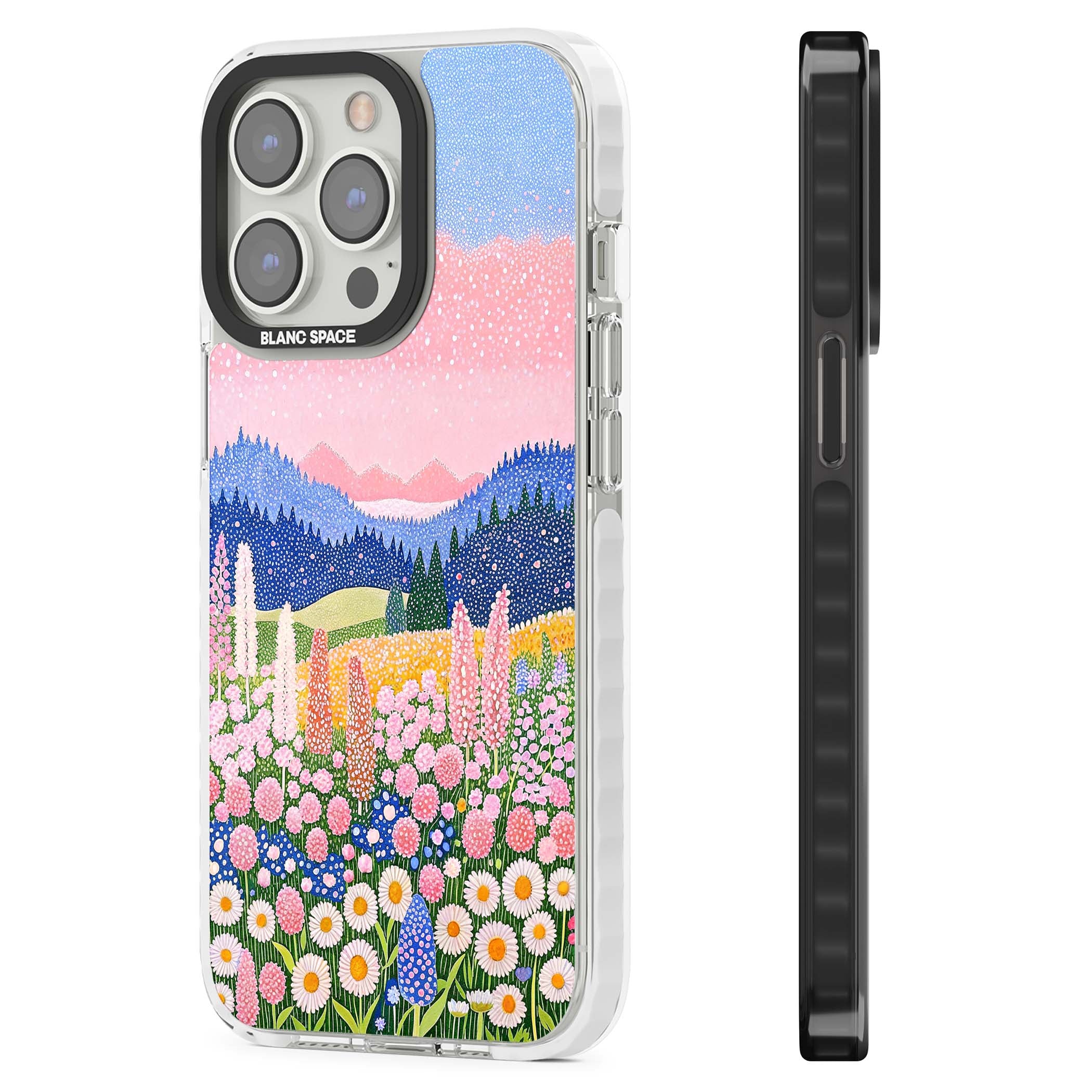 Valley Horizon cottagecore iPhone case | Clear Impact case for iPhone 13 Pro, iPhone 14 Pro, iPhone 15 Pro