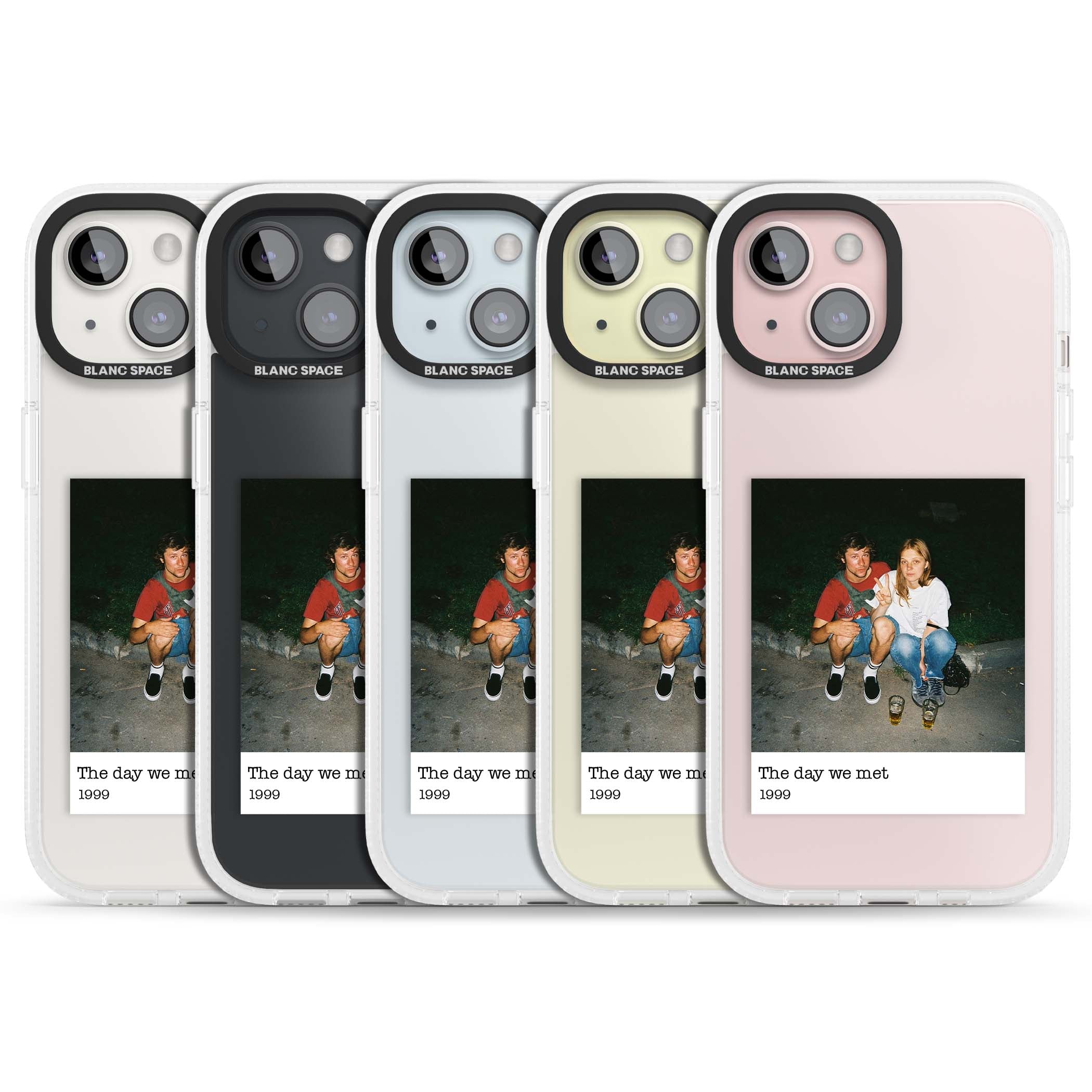 Photo Memory minimal iPhone case | Clear Case Impact Air case for iPhone 15, iPhone 15 Plus