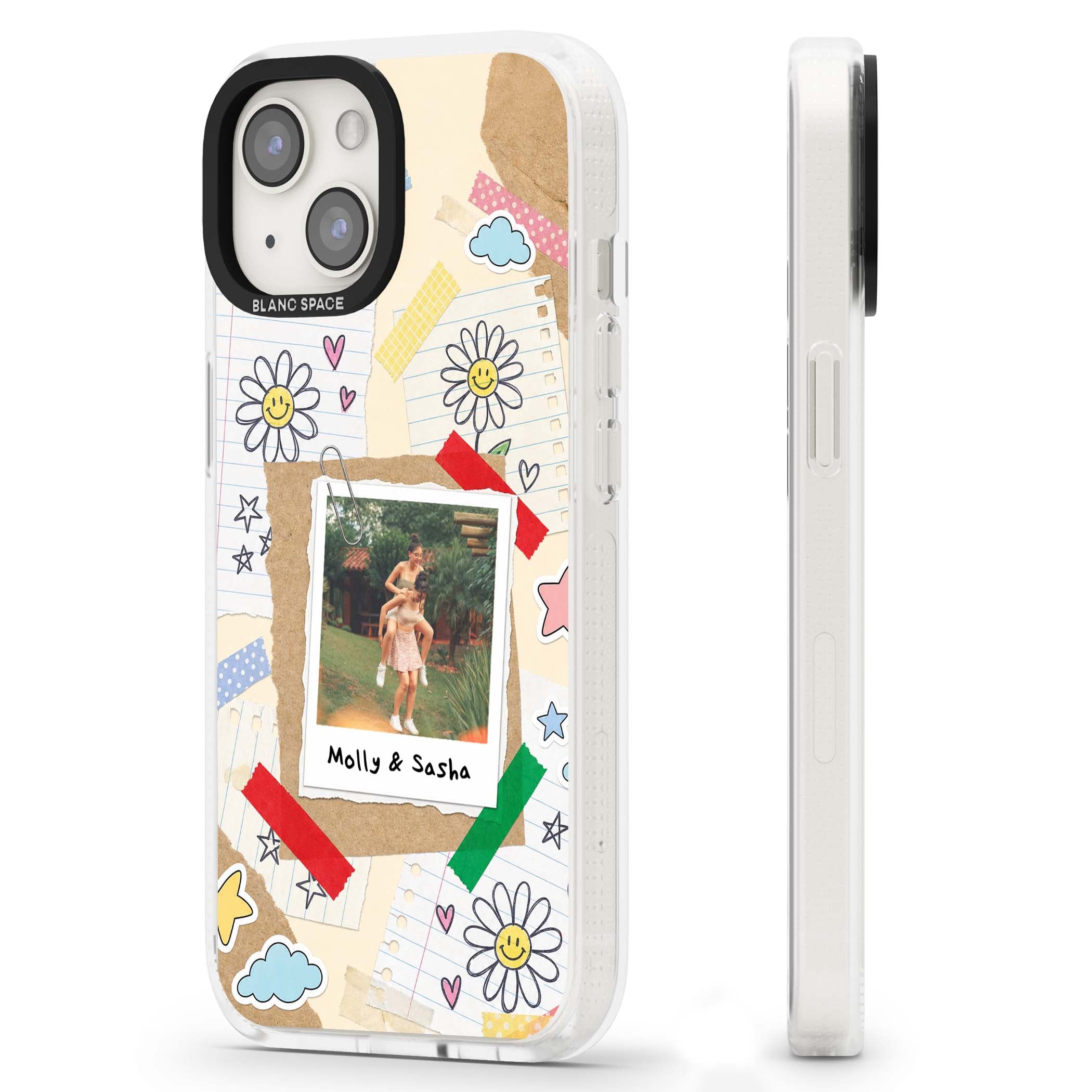 Scrapbook Photo coquette iPhone case | Clear Case Impact Air case for iPhone 15, iPhone 15 Plus