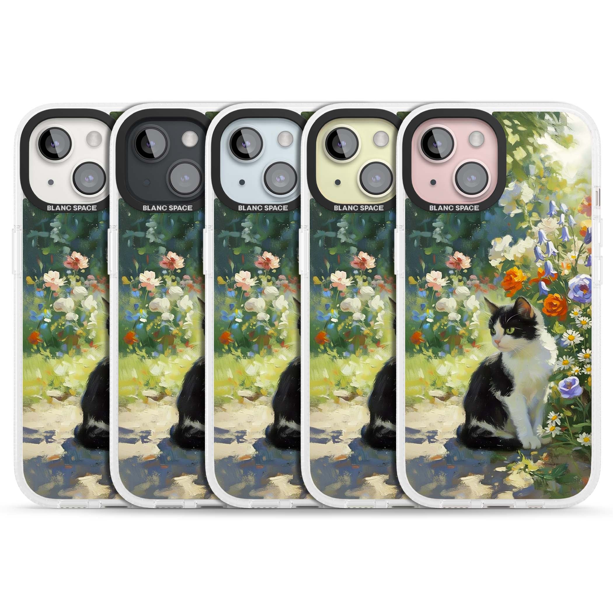Cat In The Meadow for her iPhone case | Clear Case Impact Air case for iPhone 15, iPhone 15 Plus