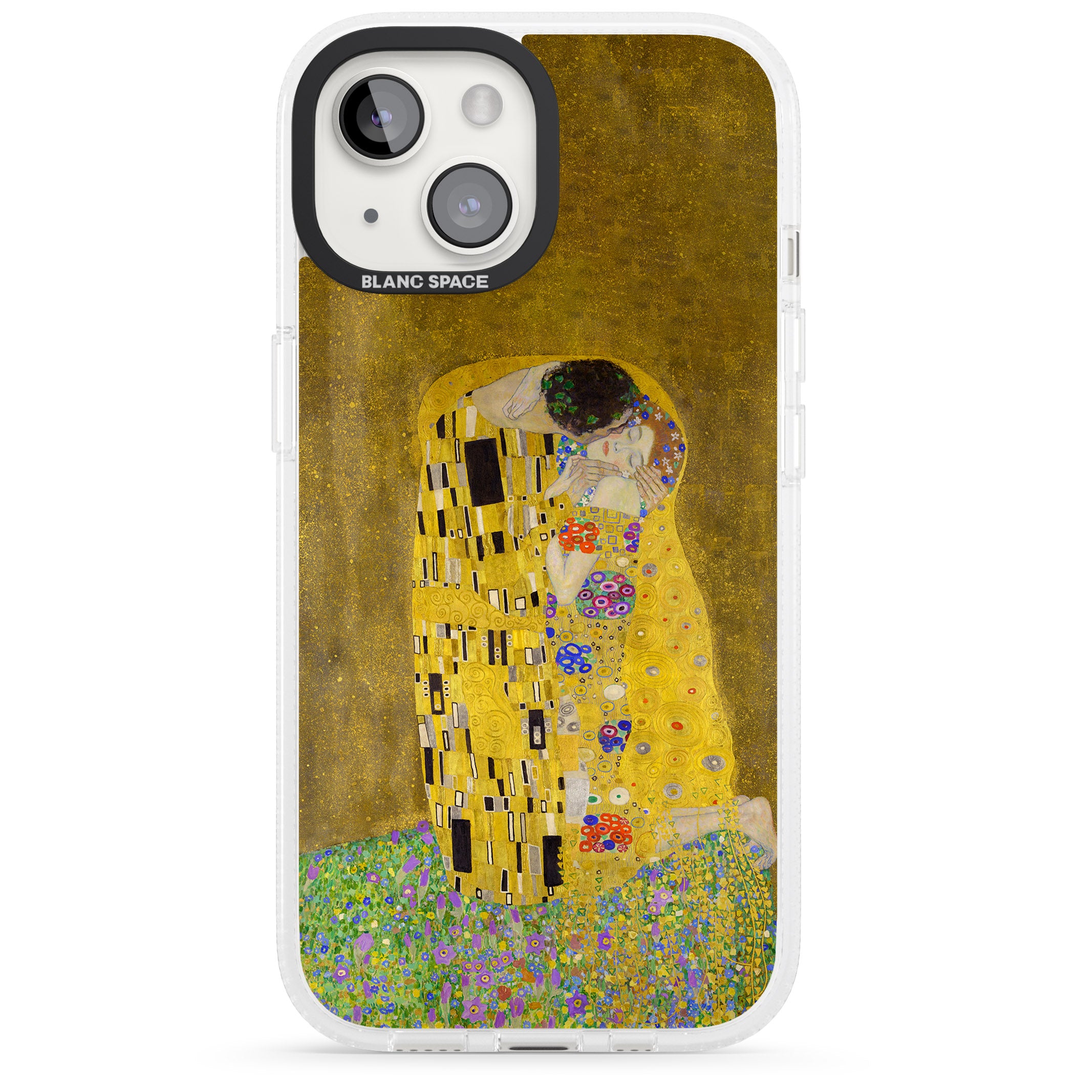 The Kiss iPhone 15 / 14 / 13 Clear Case Impact Air - Blanc Space