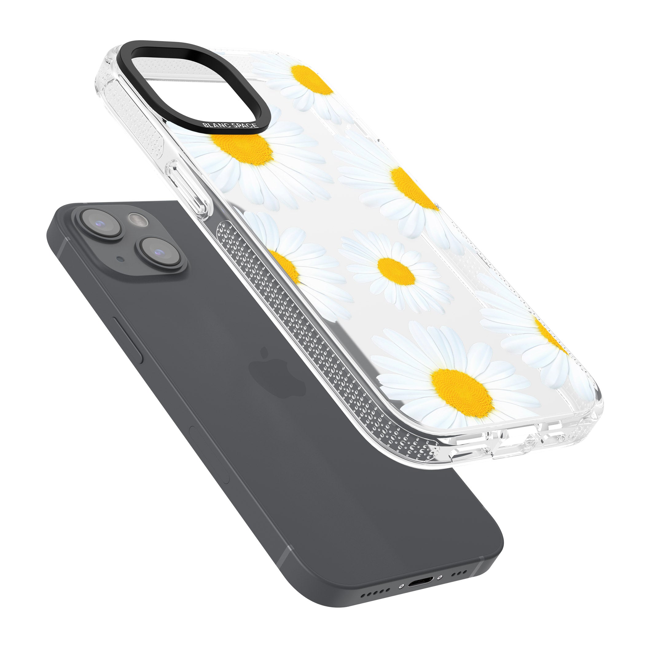 Summer Daisy iPhone 15 / 14 / 13 Clear Case Impact Air - Blanc Space