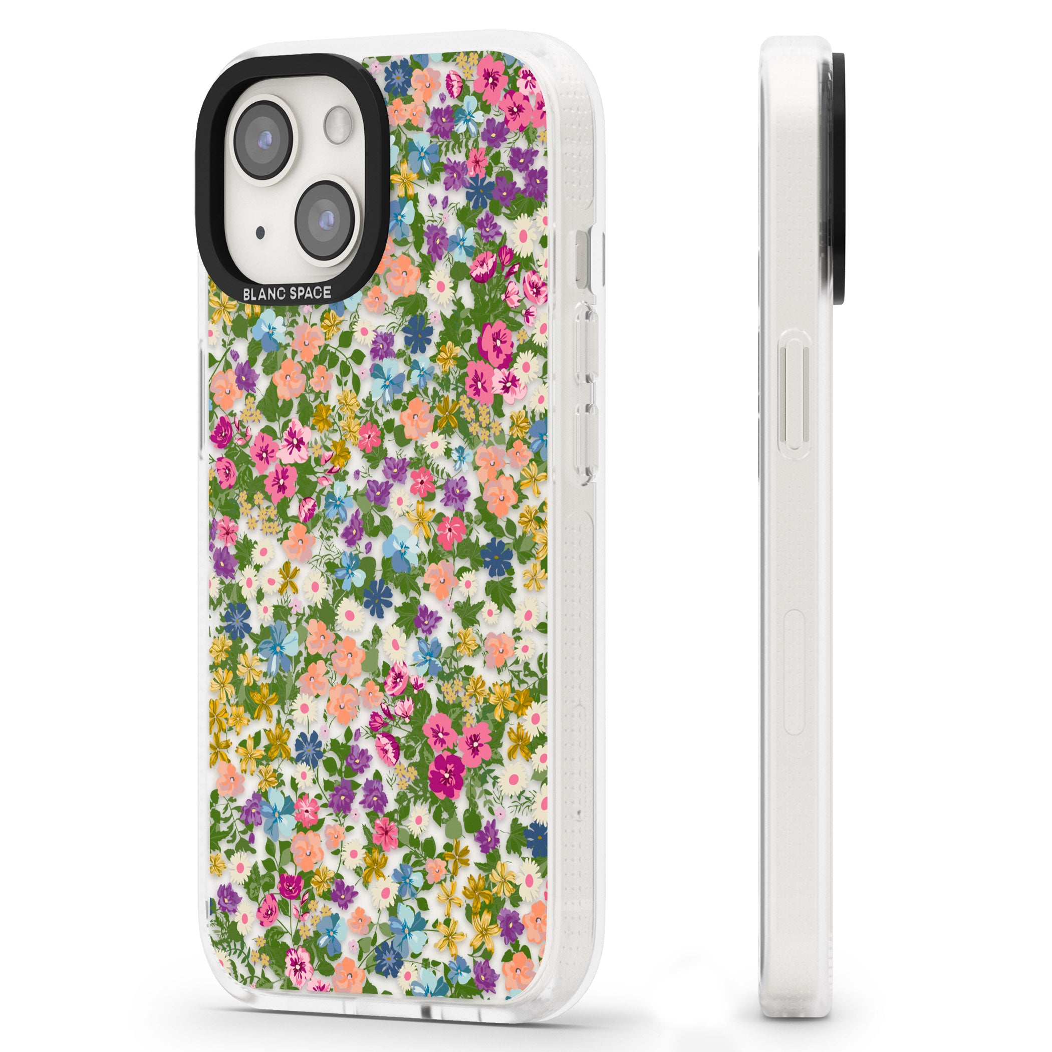 Tuscan Meadow iPhone 15 / 14 / 13 Clear Case Impact Air - Blanc Space