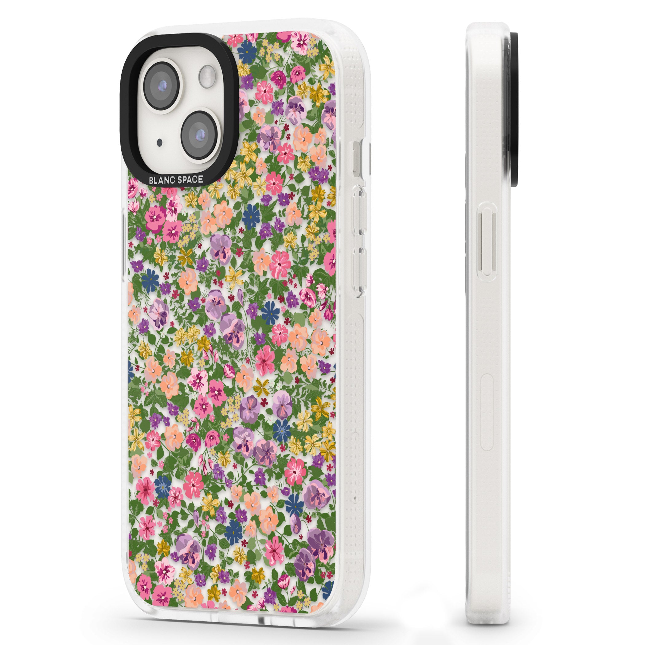 Lake Como Meadow iPhone 15 / 14 / 13 Clear Case Impact Air - Blanc Space