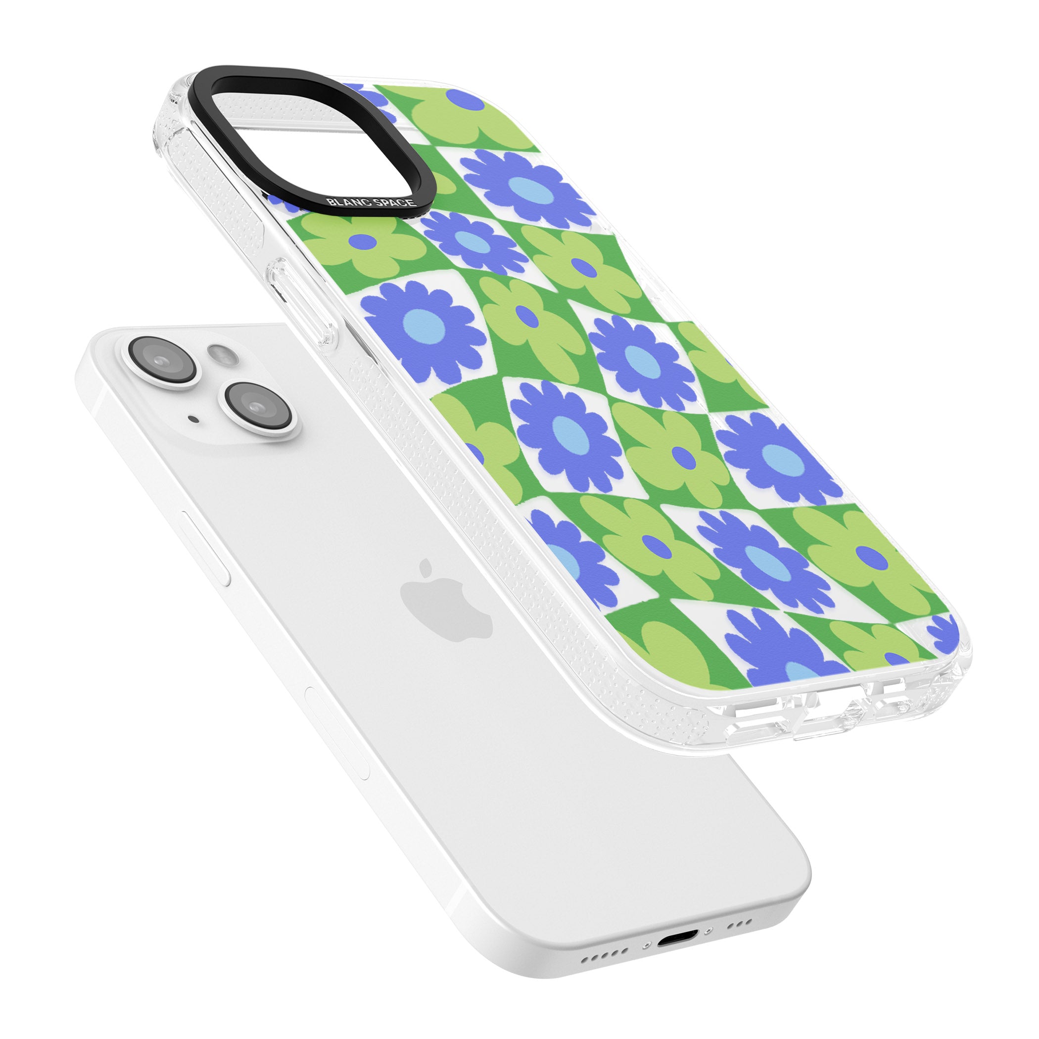 Garden Party iPhone 15 / 14 / 13 Clear Case Impact Air - Blanc Space