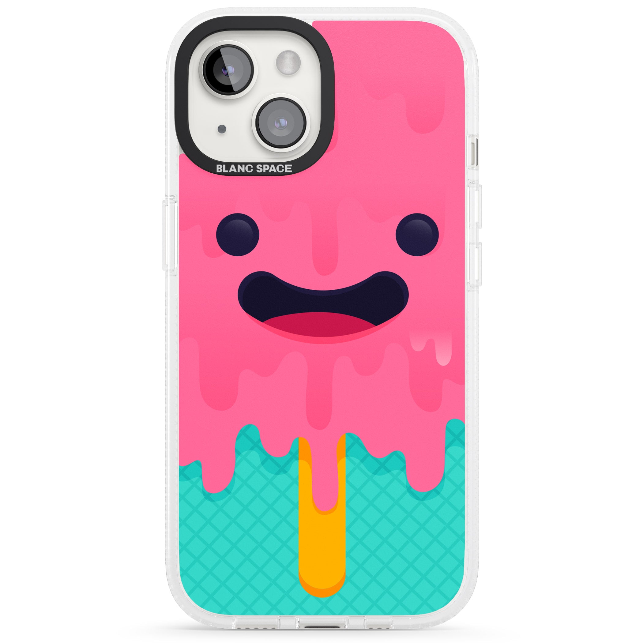 Ice Lolly iPhone 15 / 14 / 13 Clear Case Impact Air - Blanc Space