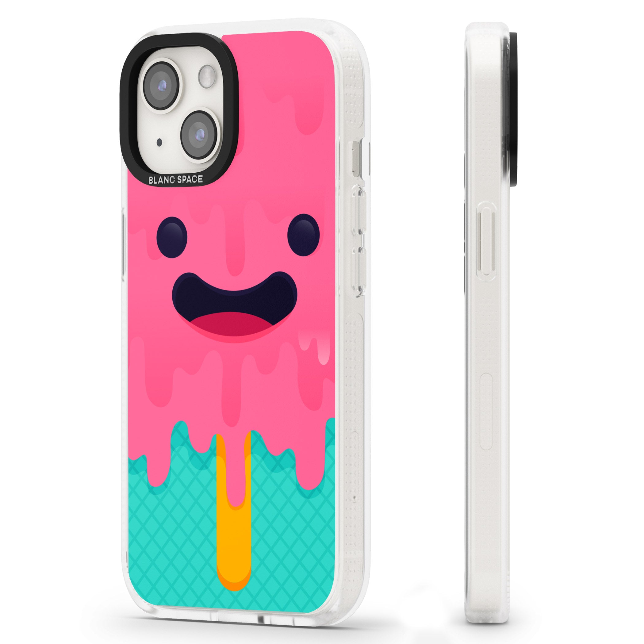 Ice Lolly iPhone 15 / 14 / 13 Clear Case Impact Air - Blanc Space