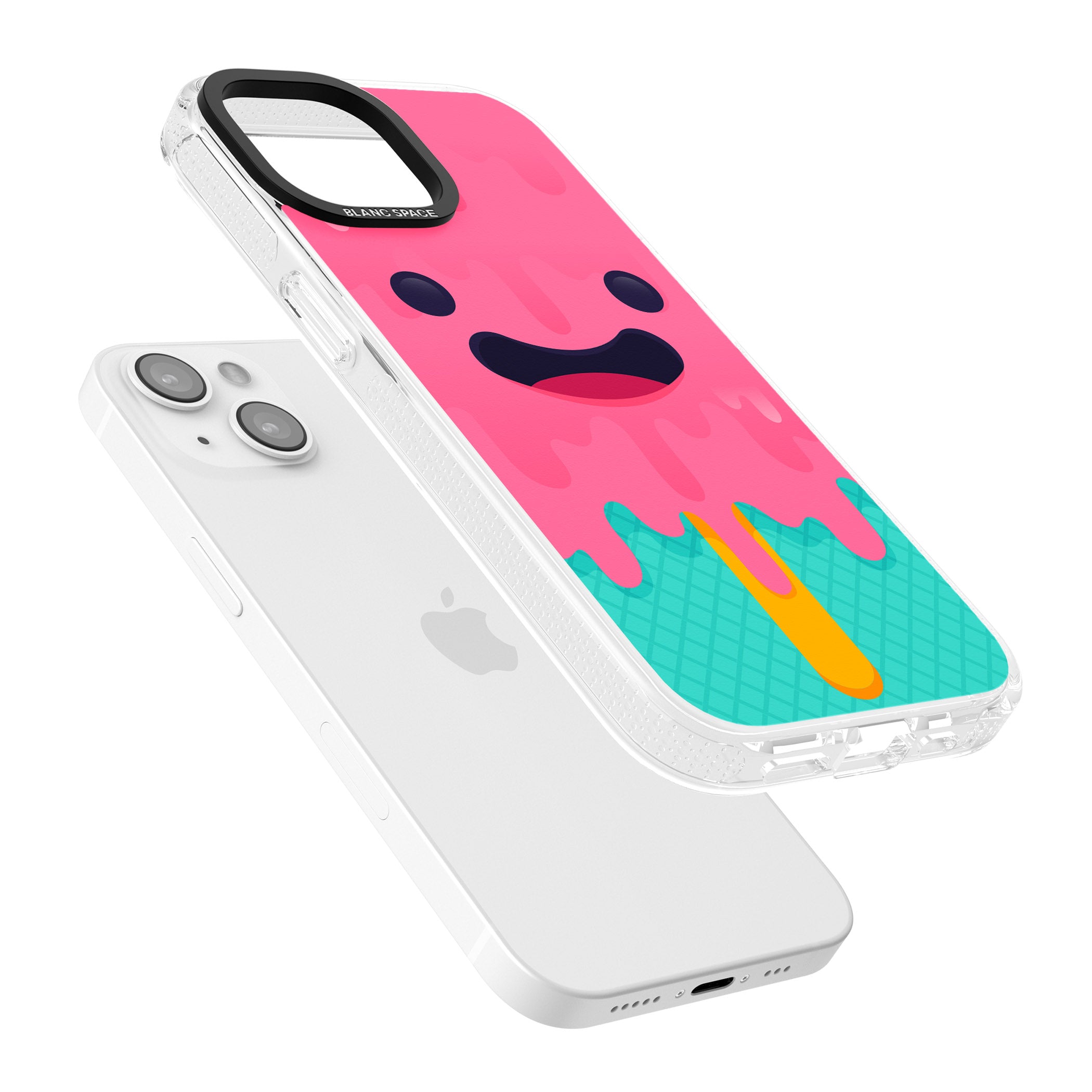 Ice Lolly iPhone 15 / 14 / 13 Clear Case Impact Air - Blanc Space