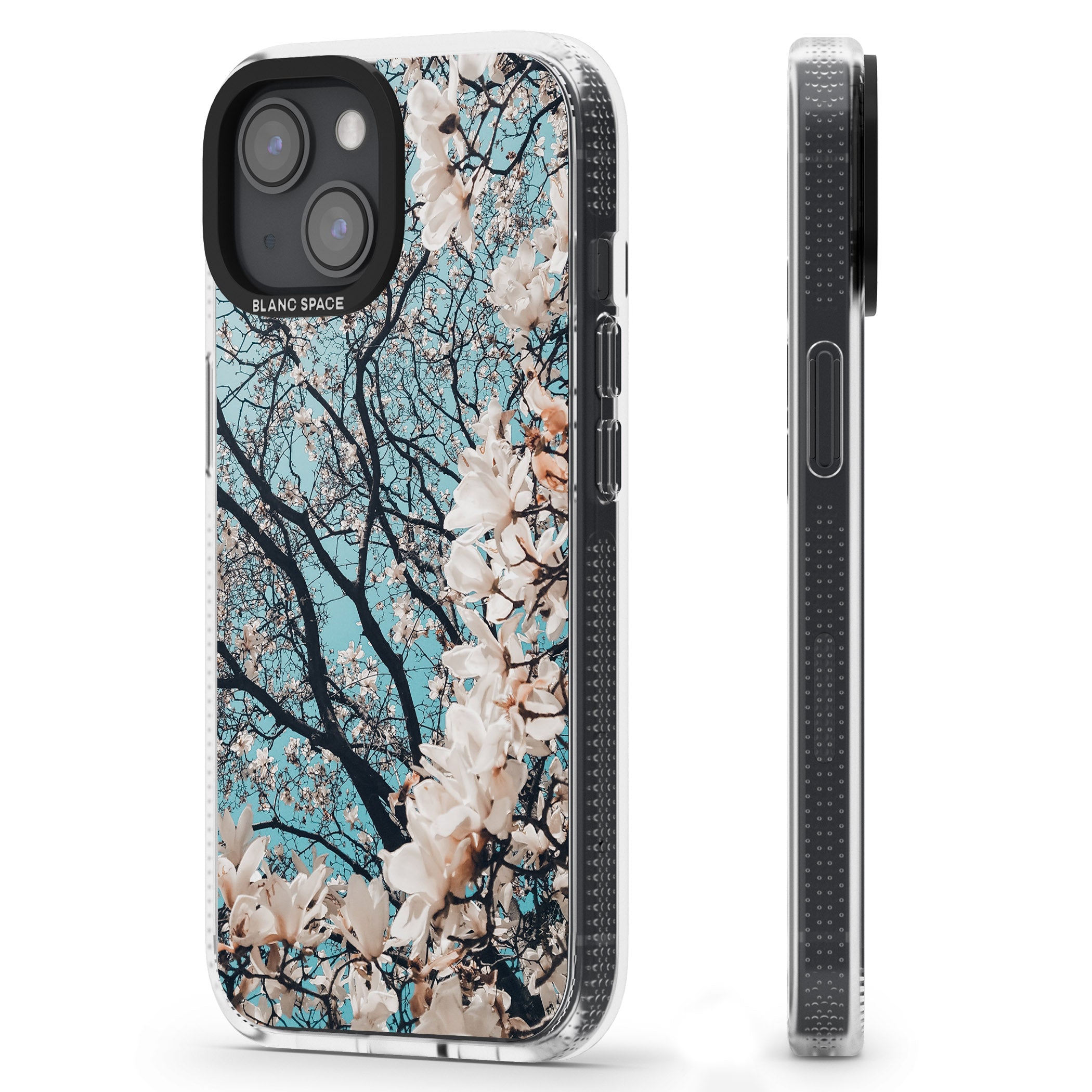 Magnolia Tree Photograph iPhone 15 / 14 / 13 Clear Case Impact Air - Blanc Space