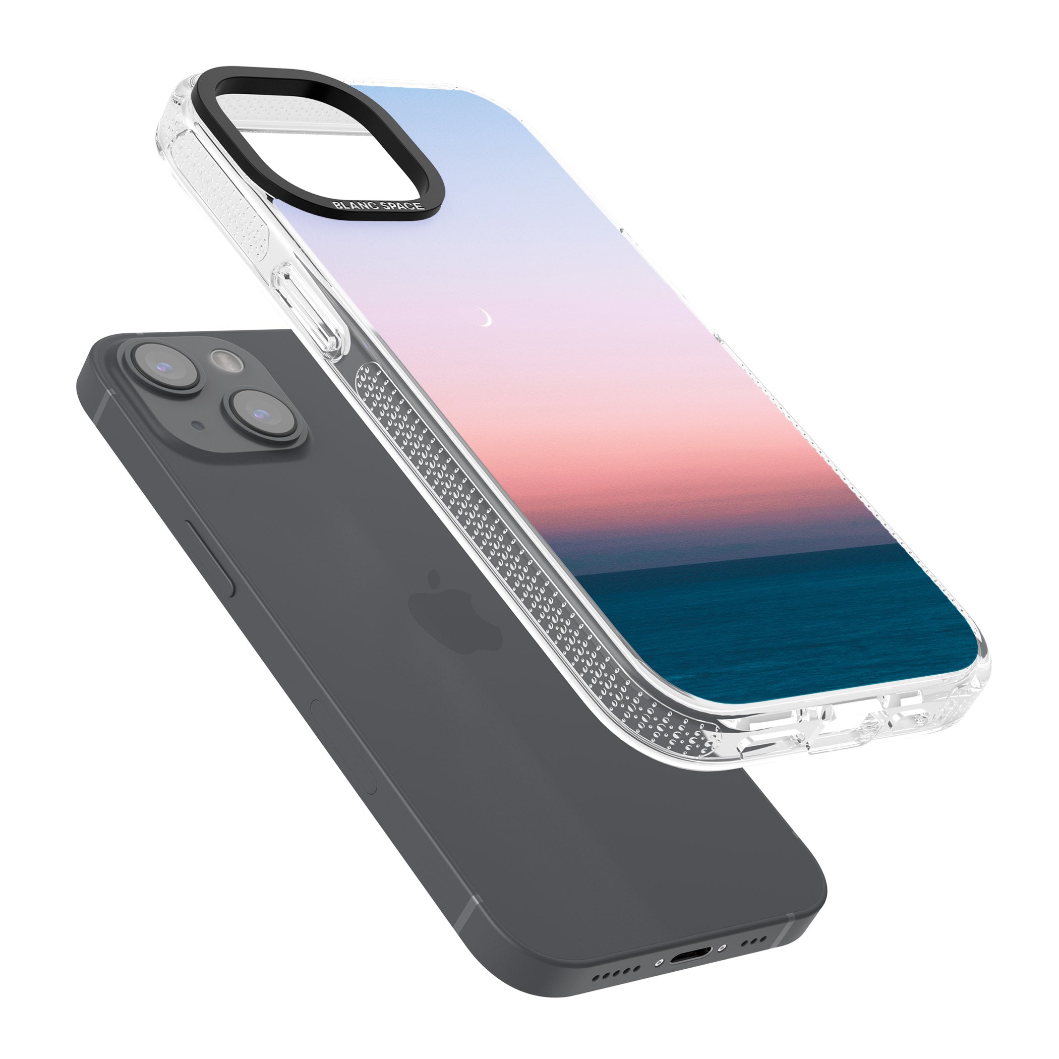 Sunset at Sea Photograph iPhone 15 / 14 / 13 Clear Case Impact Air - Blanc Space